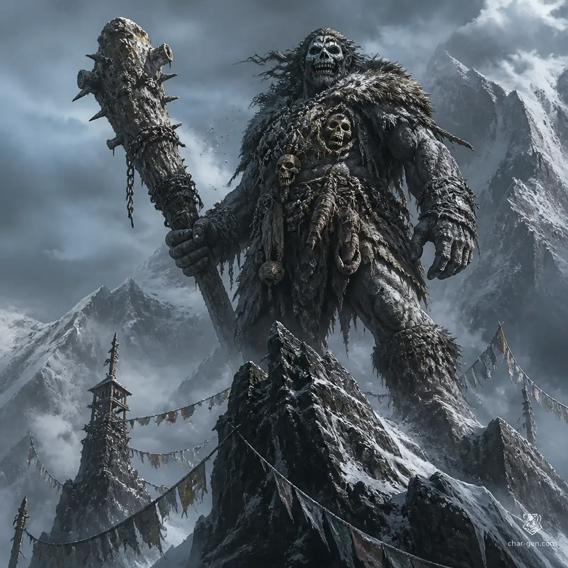 Ohz the Grinner - AI-generated fantasy Monster