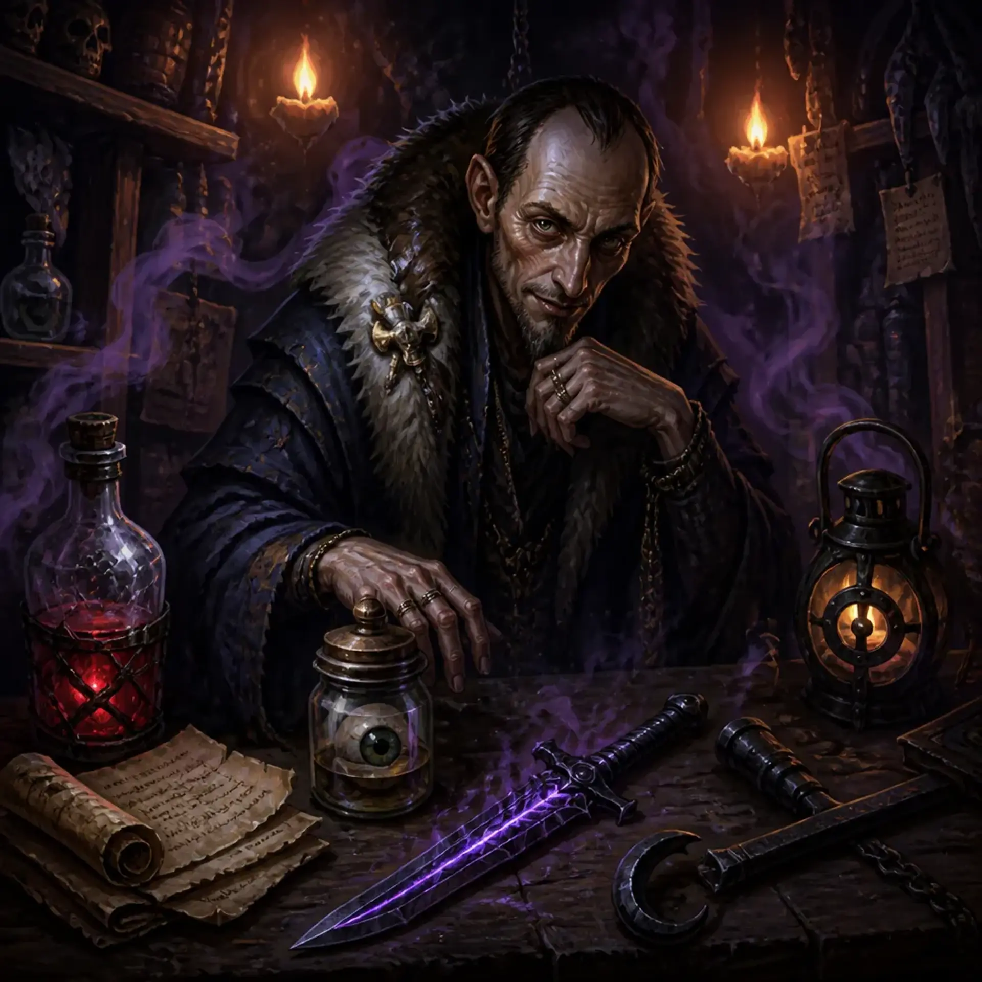 Aurius’ Arcana & Oddities - AI-generated fantasy Shop
