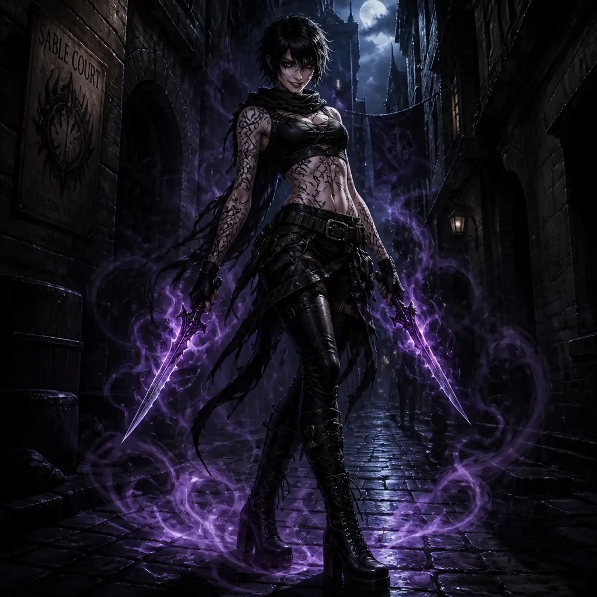 Vespera Thorne - AI-generated fantasy Character