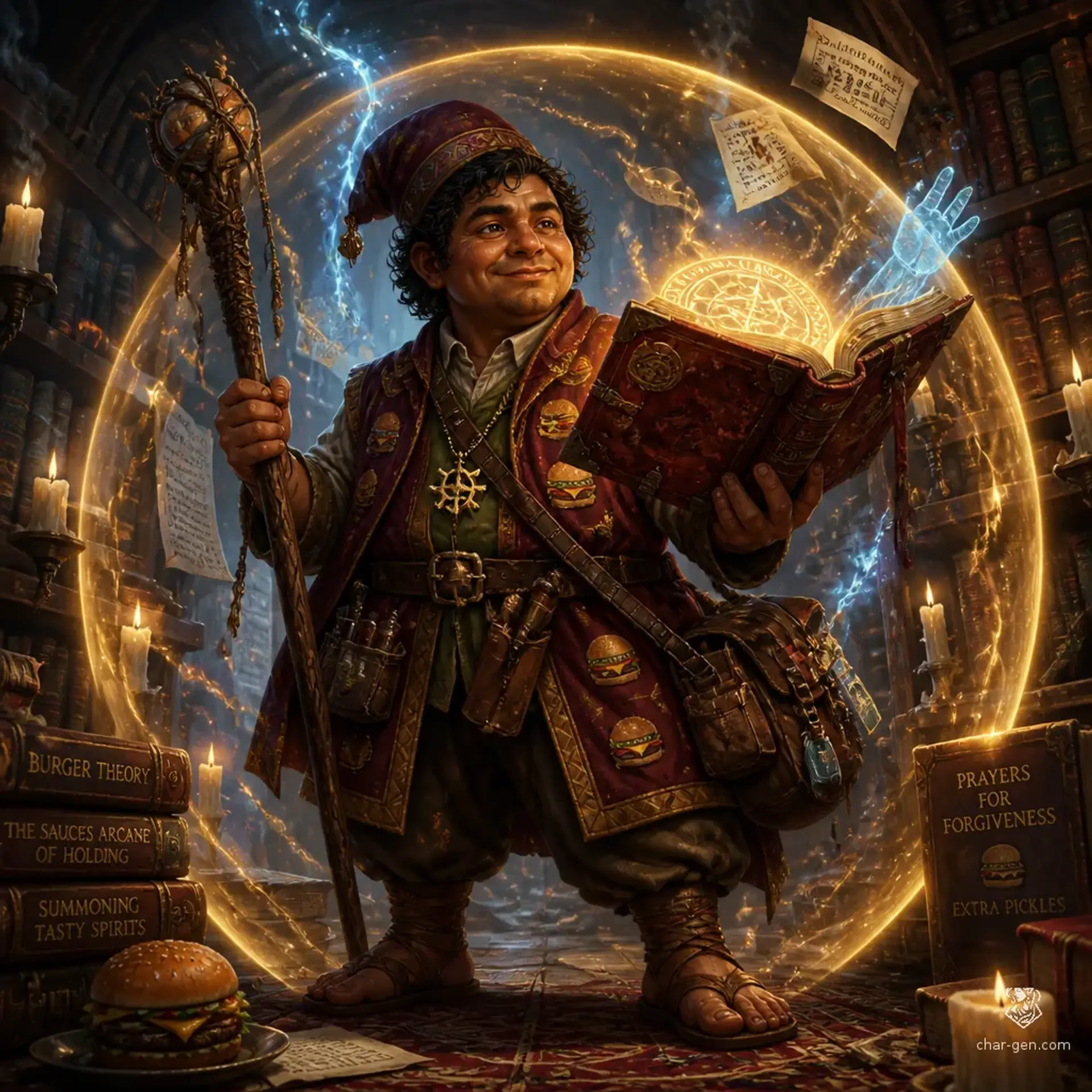 cheeseburger - AI-generated fantasy Character