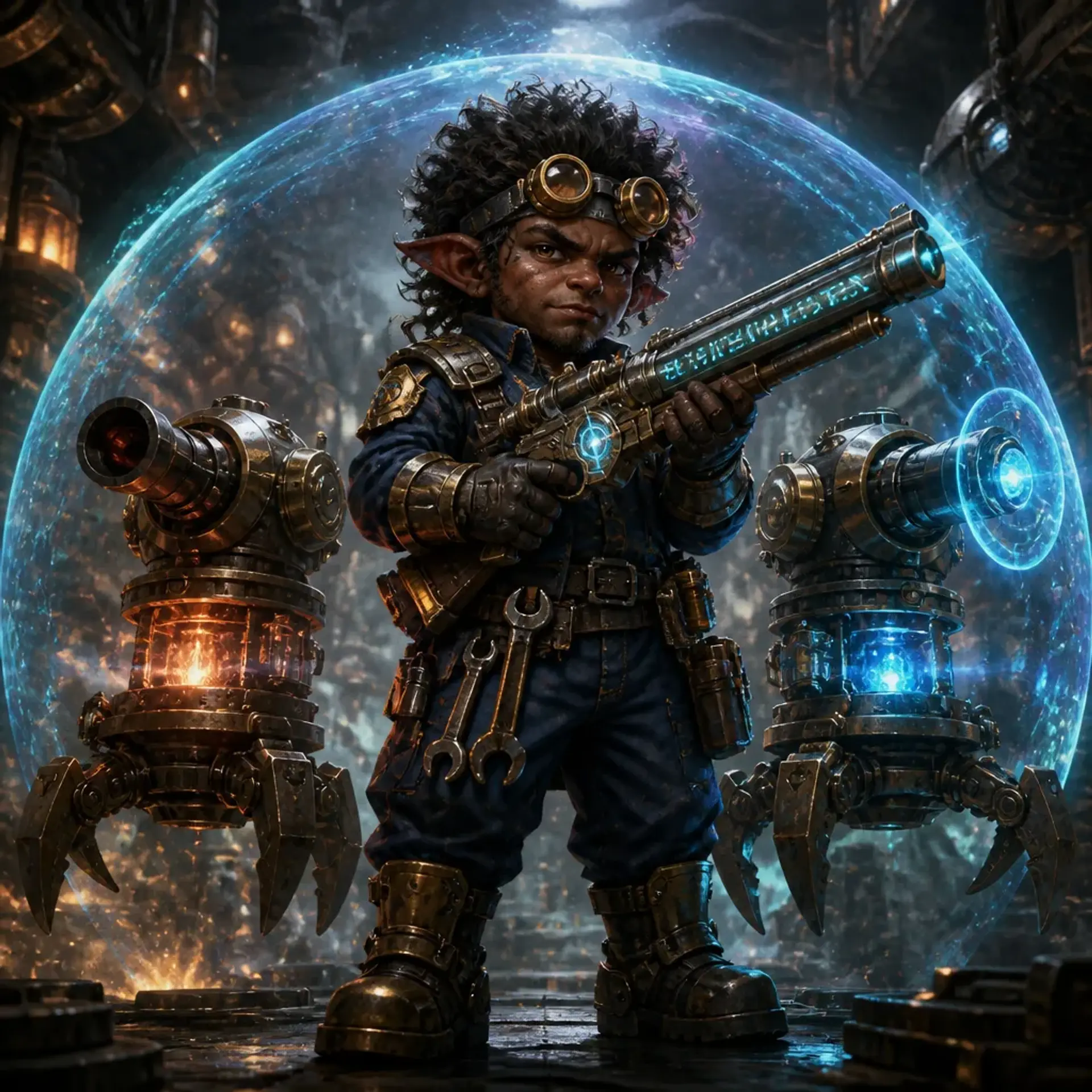 Kincade Gearweld - AI-generated fantasy Character