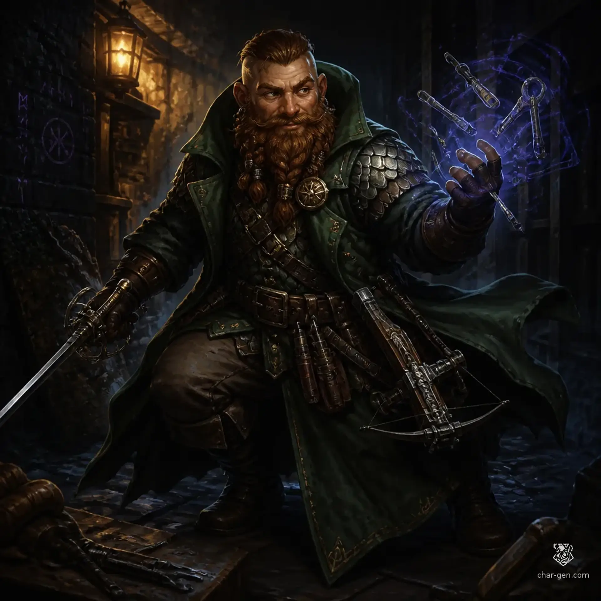 Daniel - AI-generated fantasy Character