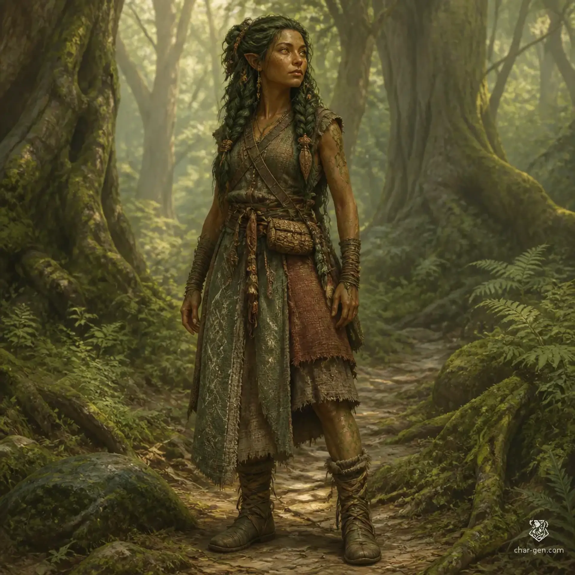 Mosswardens - AI-generated fantasy Species