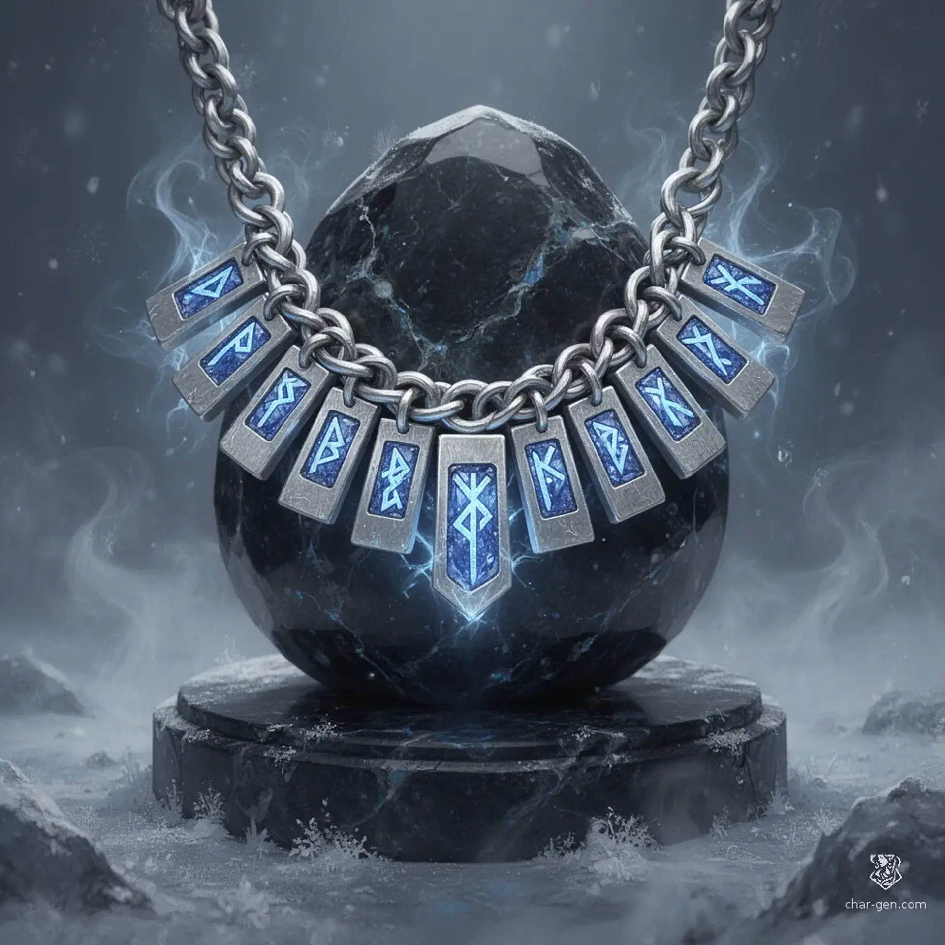 Amulet of the Goliath's Sacrifice - AI-generated fantasy Magic Item