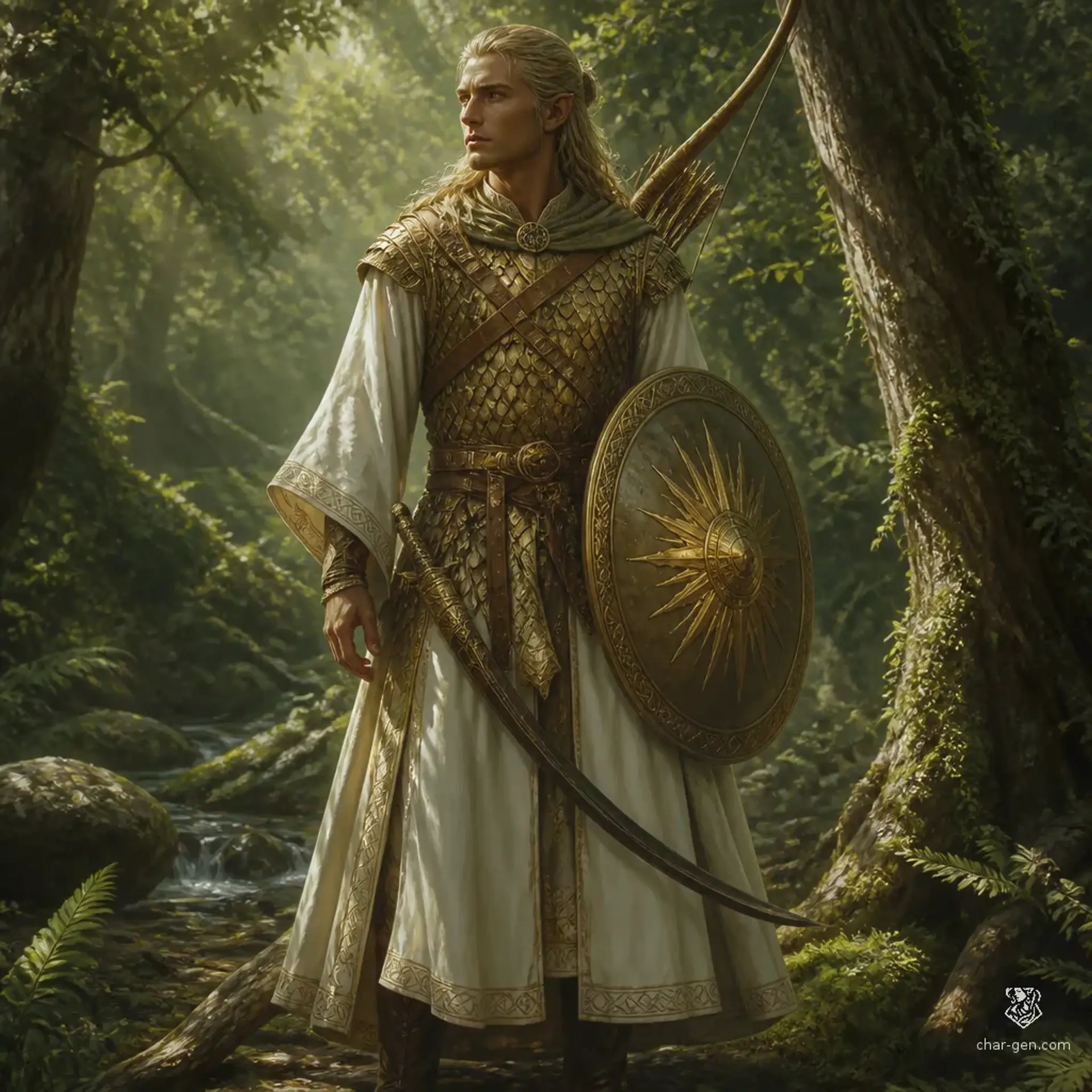 Gillian - AI-generated fantasy Character