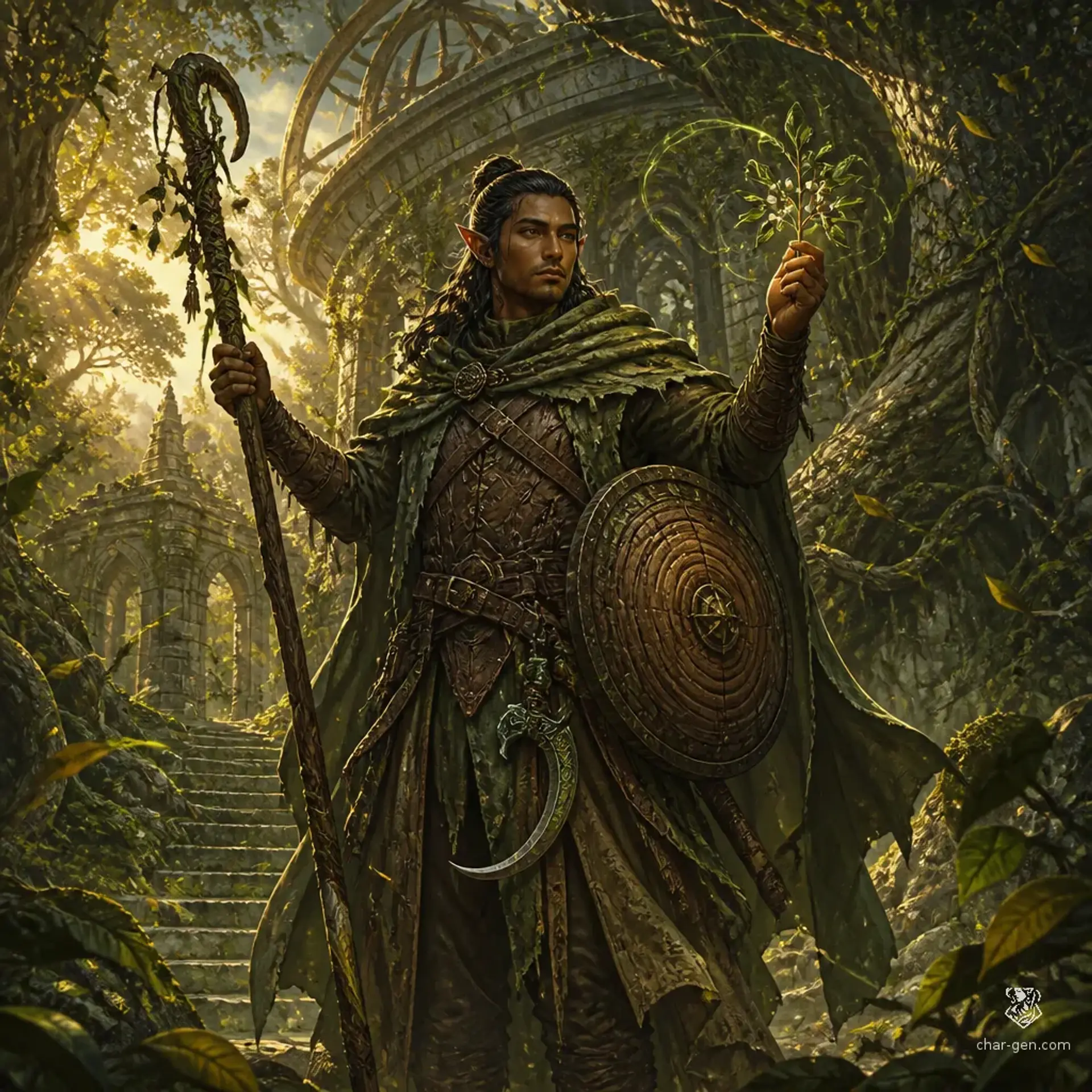 Tavik - AI-generated fantasy Character