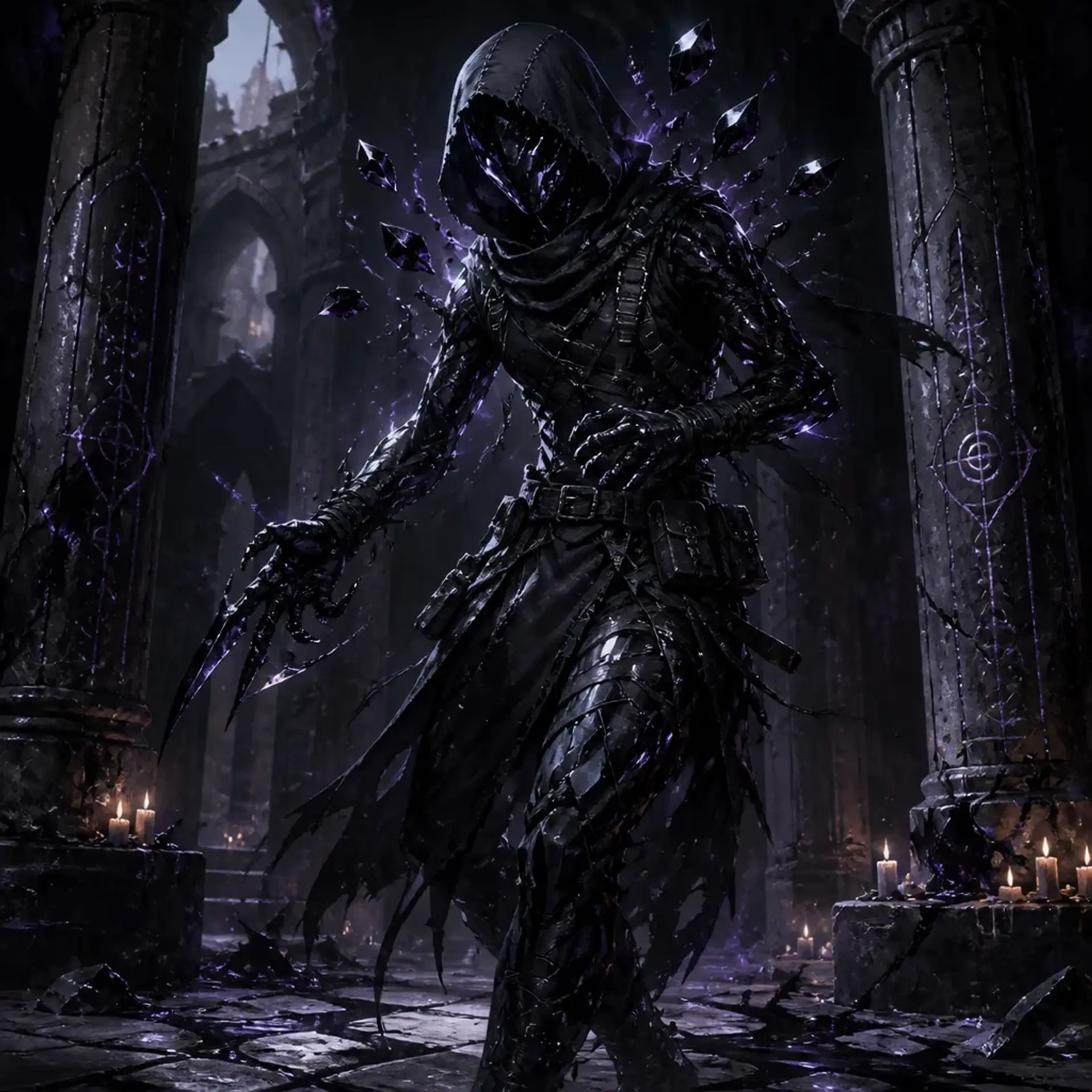 Shadowspawn Saboteur - AI-generated fantasy Monster