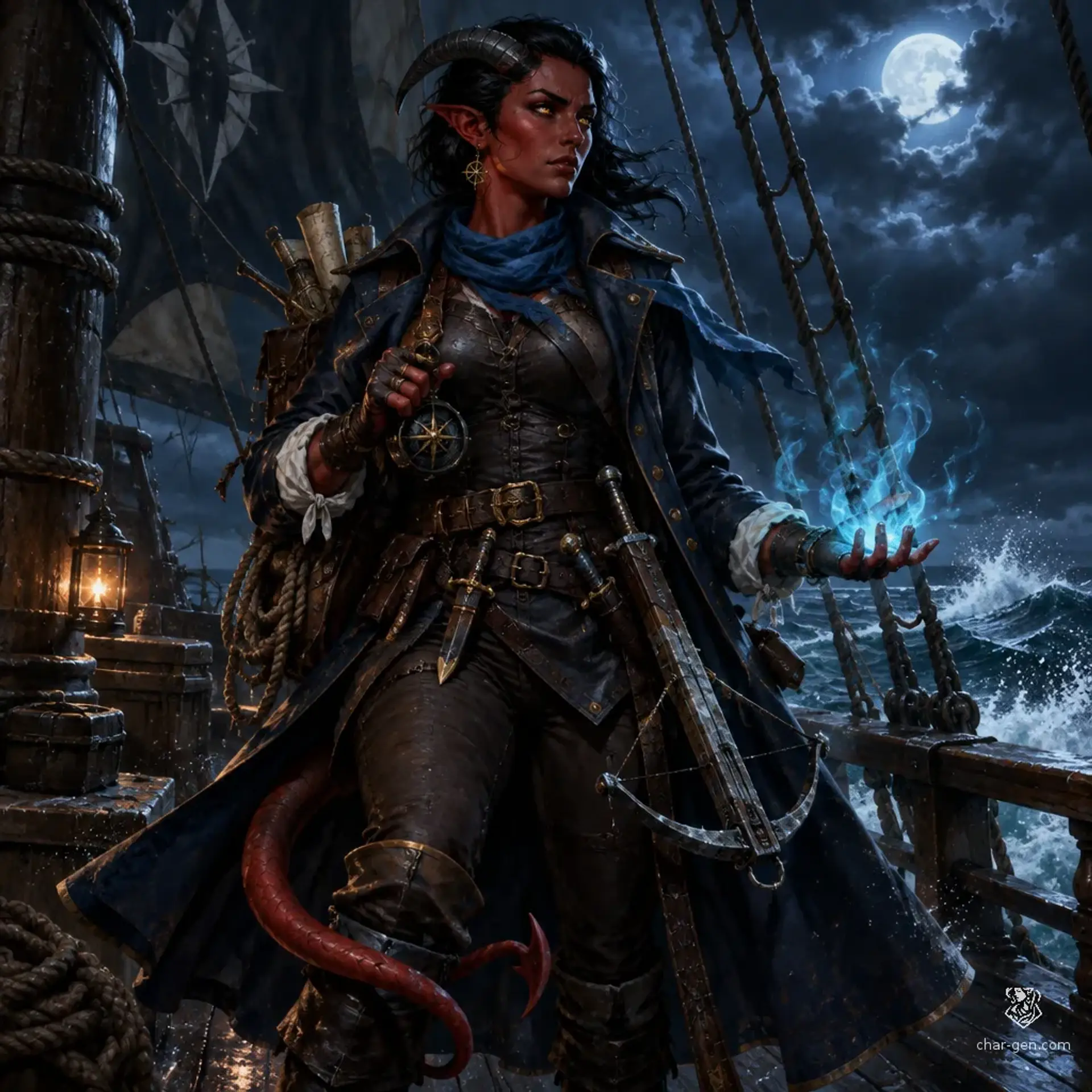 Kata Gutierrez - AI-generated fantasy Character