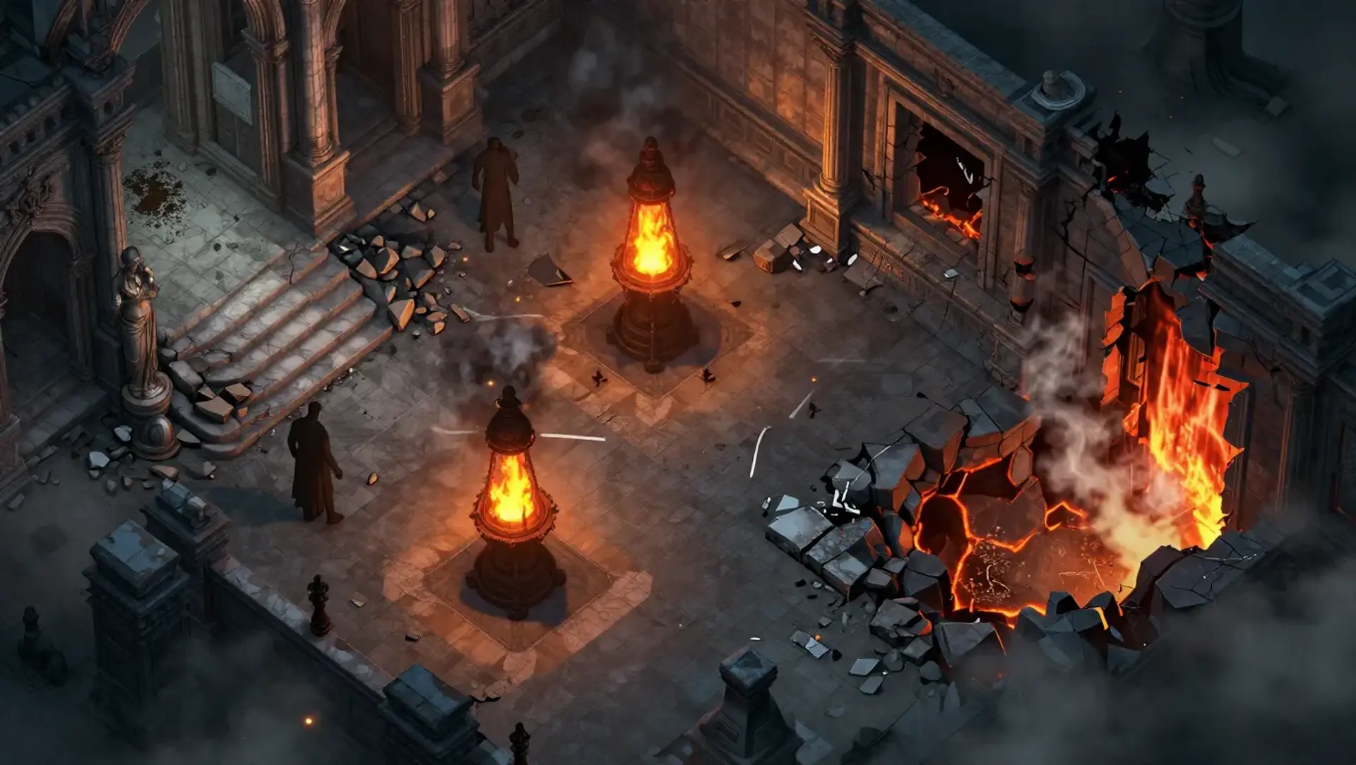Hold the Cloister Breach - AI-generated fantasy Encounter