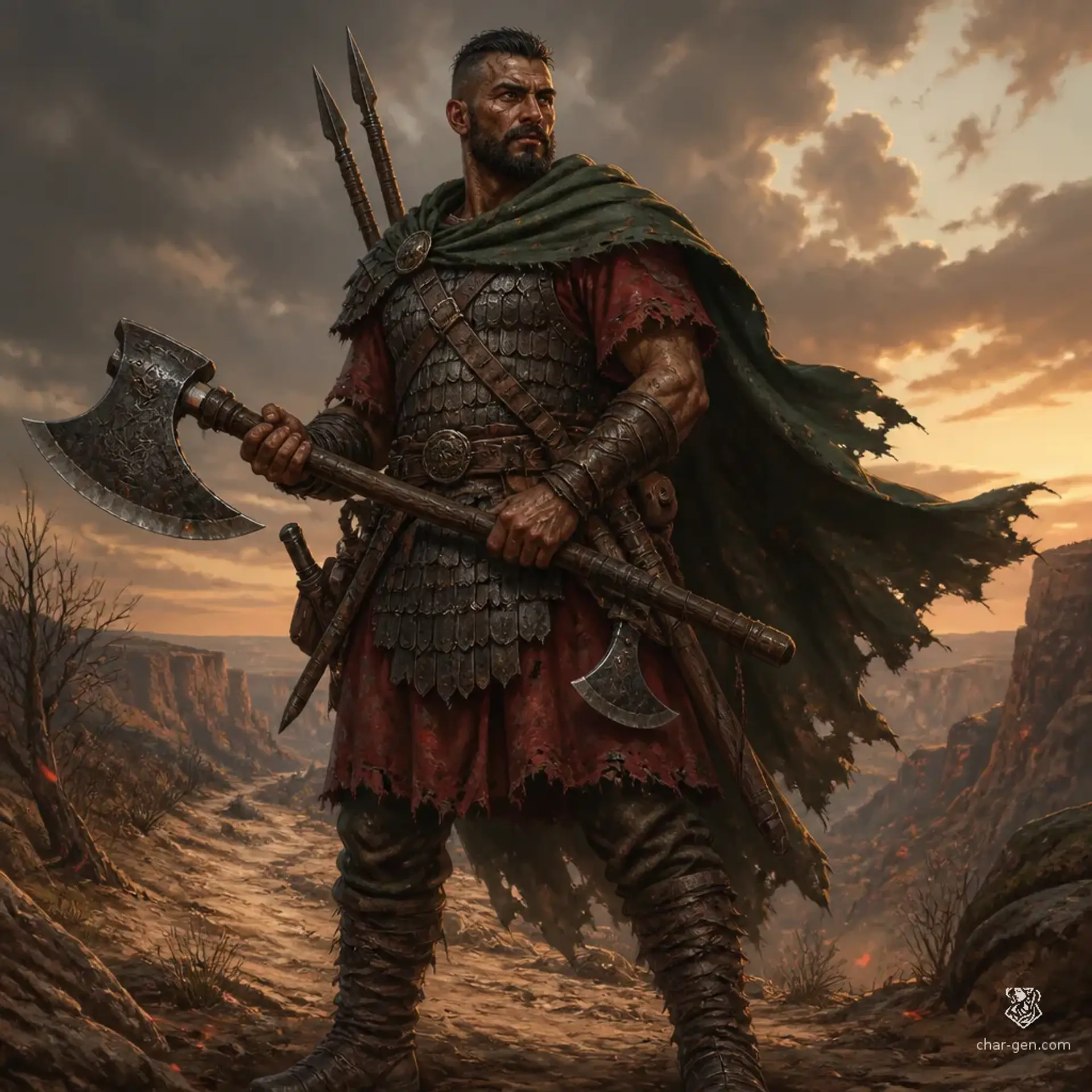 Tarek Iktan - AI-generated fantasy Character