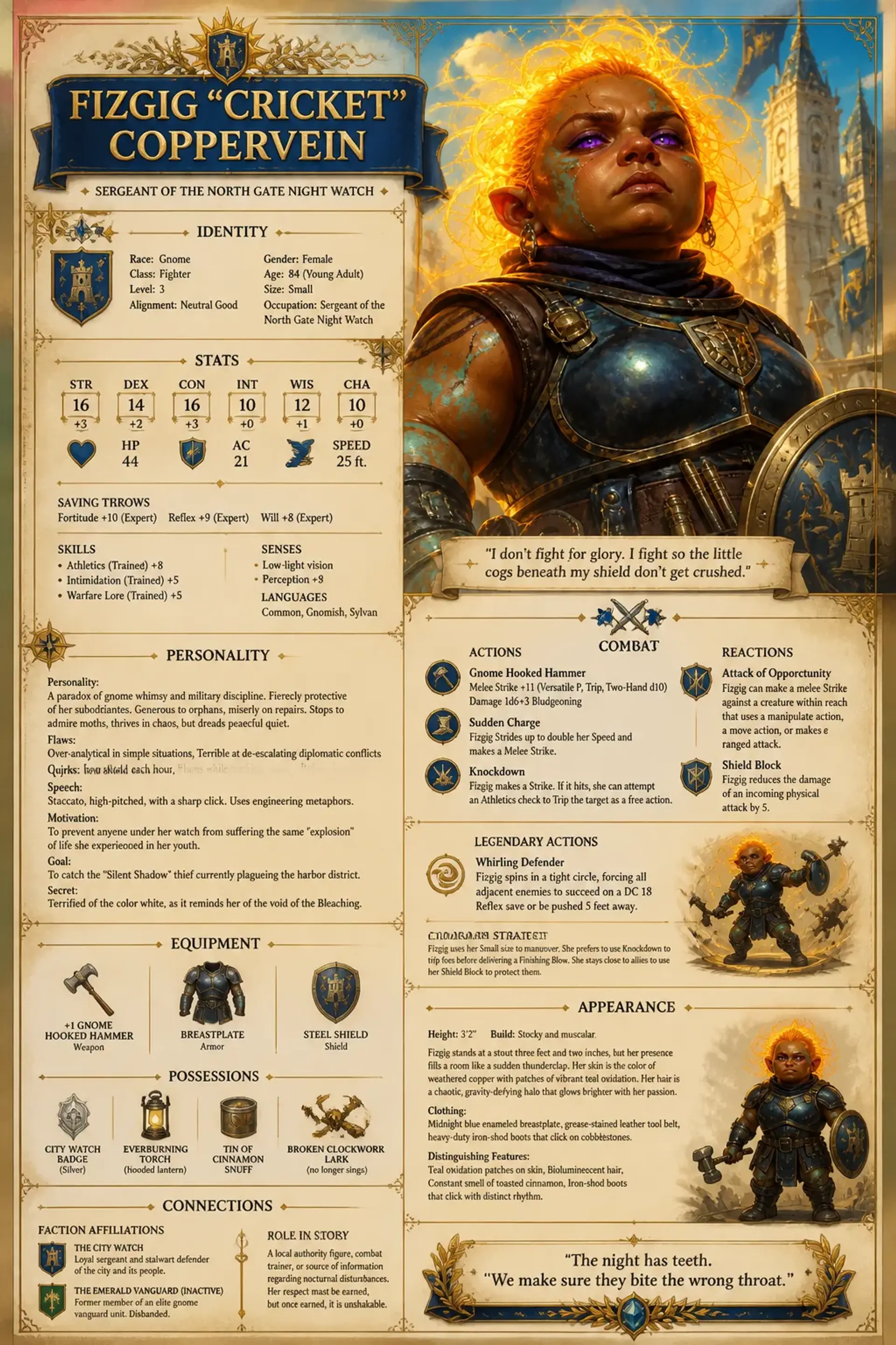 NPC Sheet