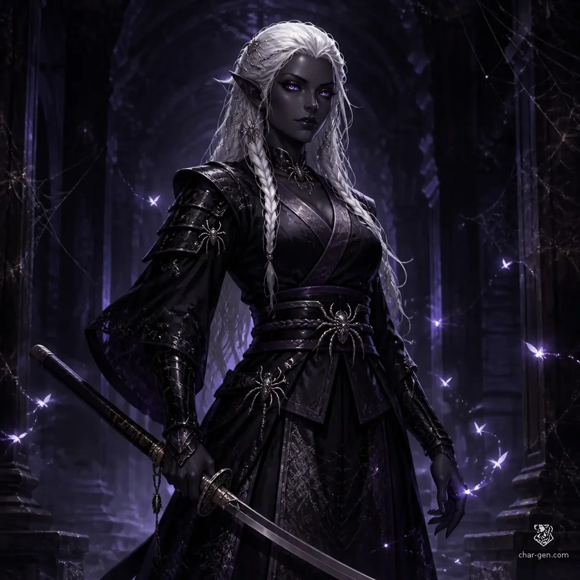 Aurelia Malice - AI-generated fantasy Character