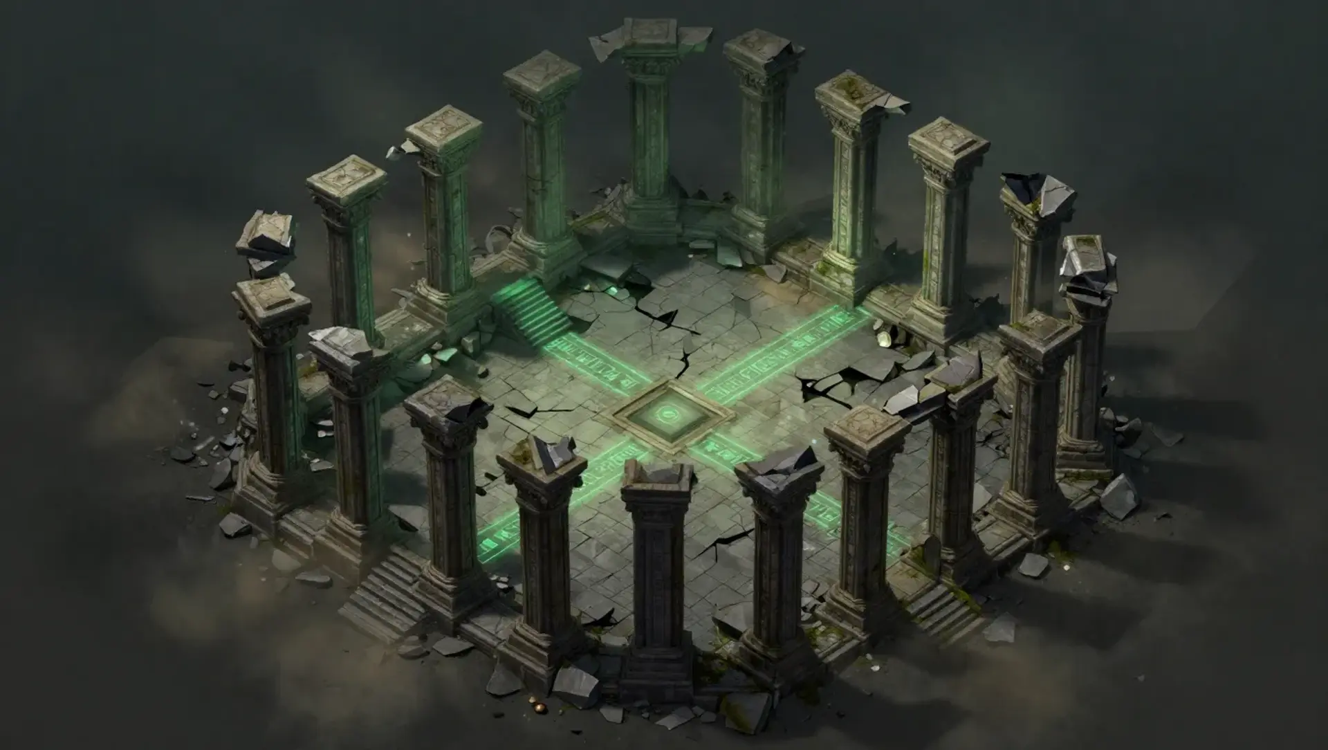 The Broken Gate's Last Warning - AI-generated fantasy Encounter