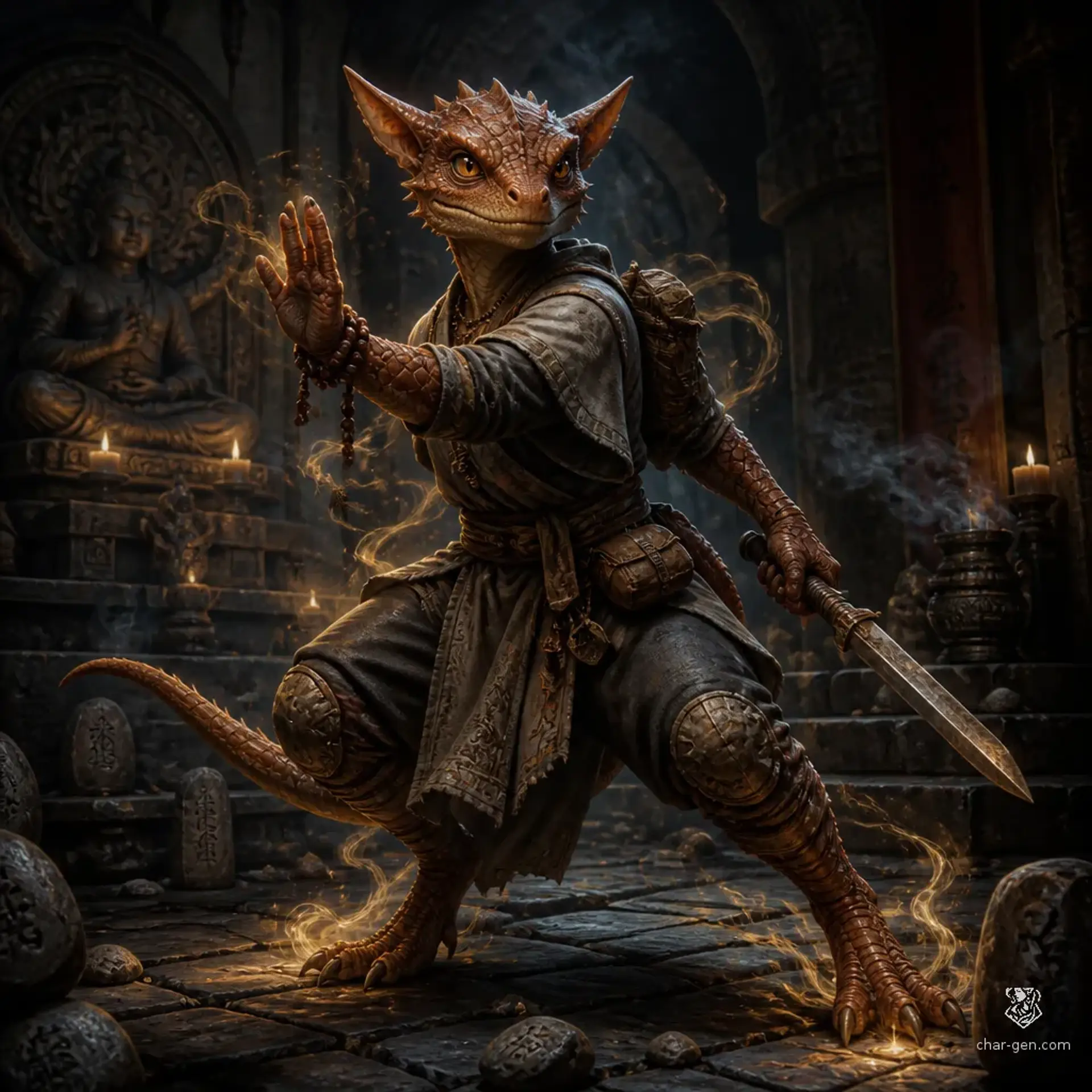 Siv - AI-generated fantasy Character