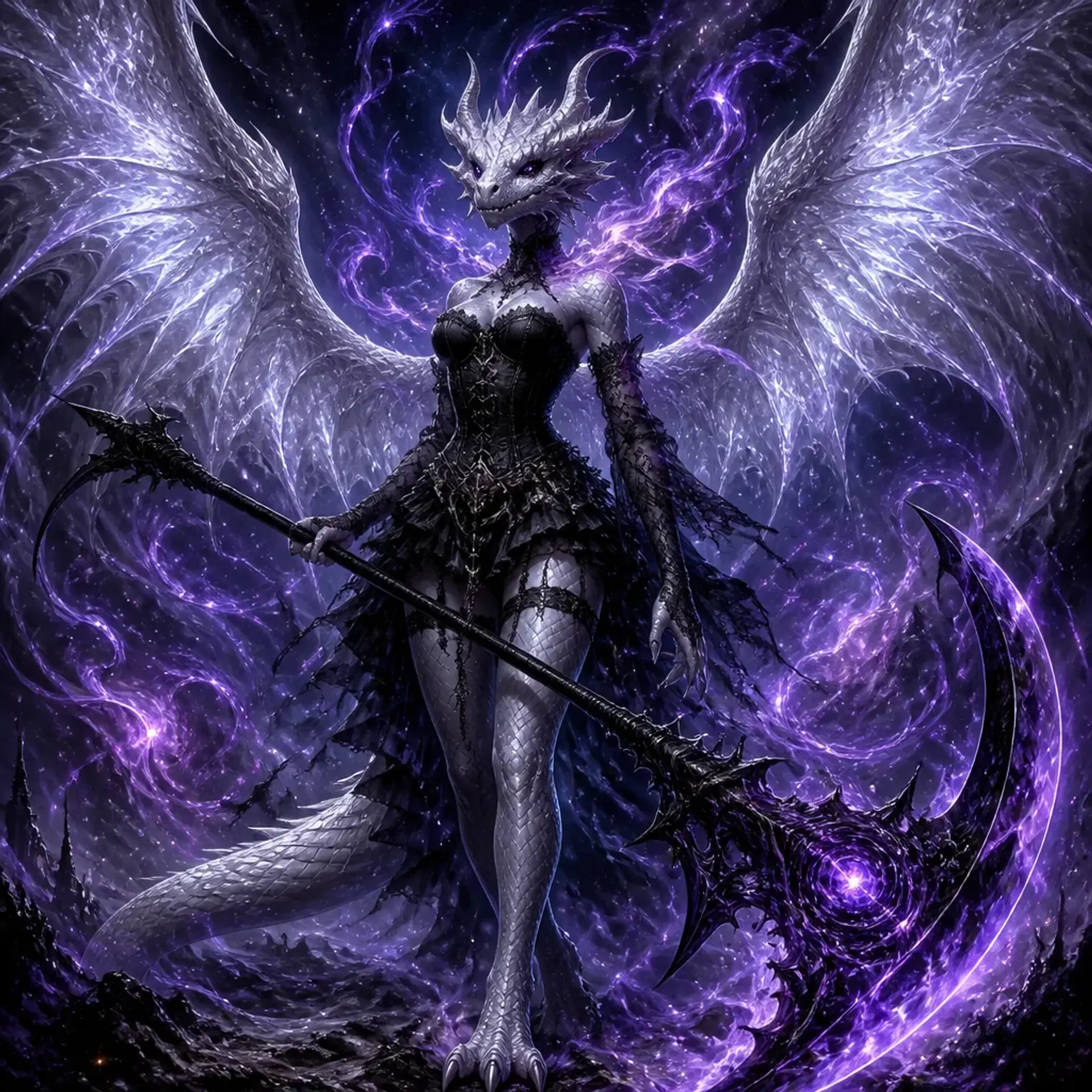 Luxeia 'Lux' Voros - AI-generated fantasy Character