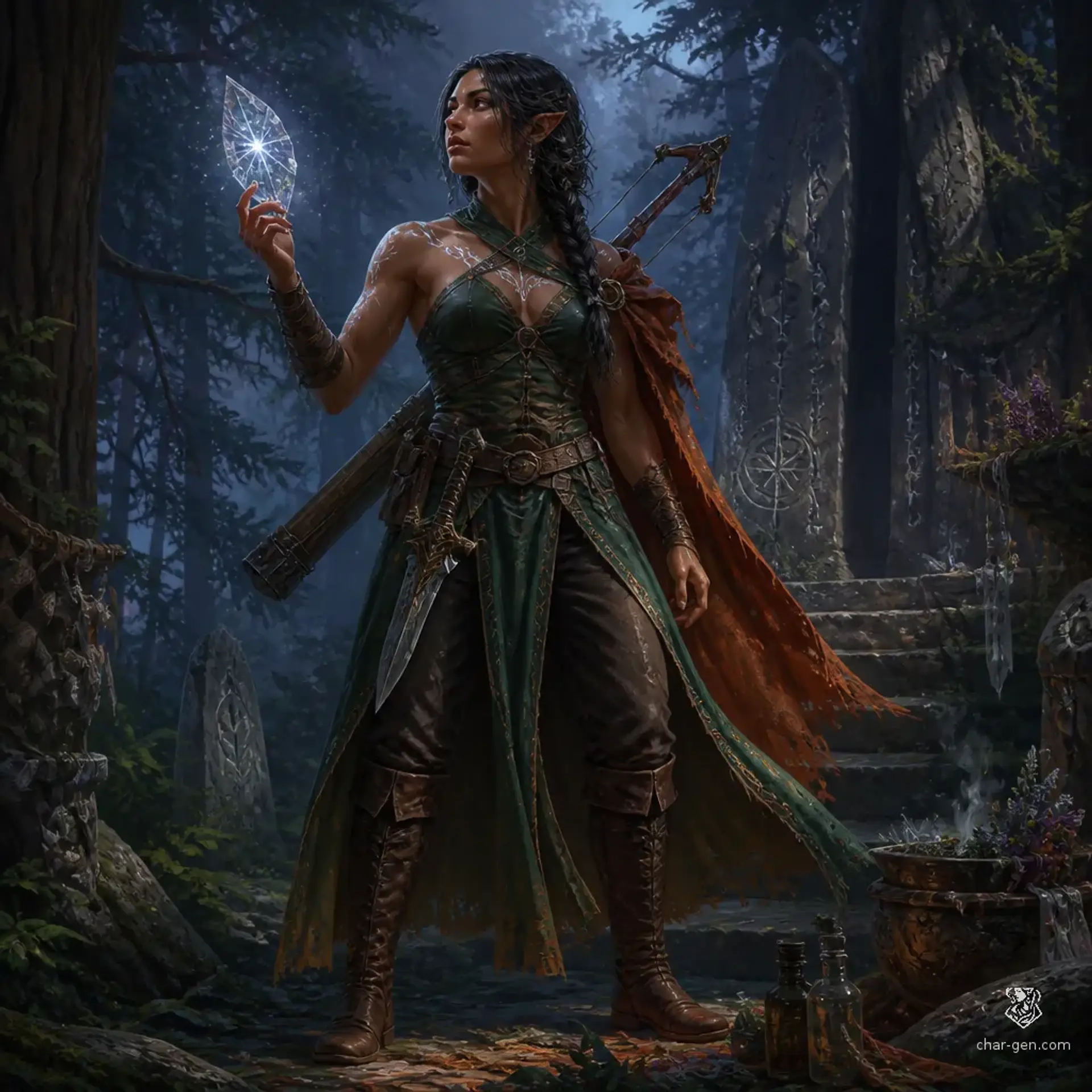 Ketrika Vezgati - AI-generated fantasy Character