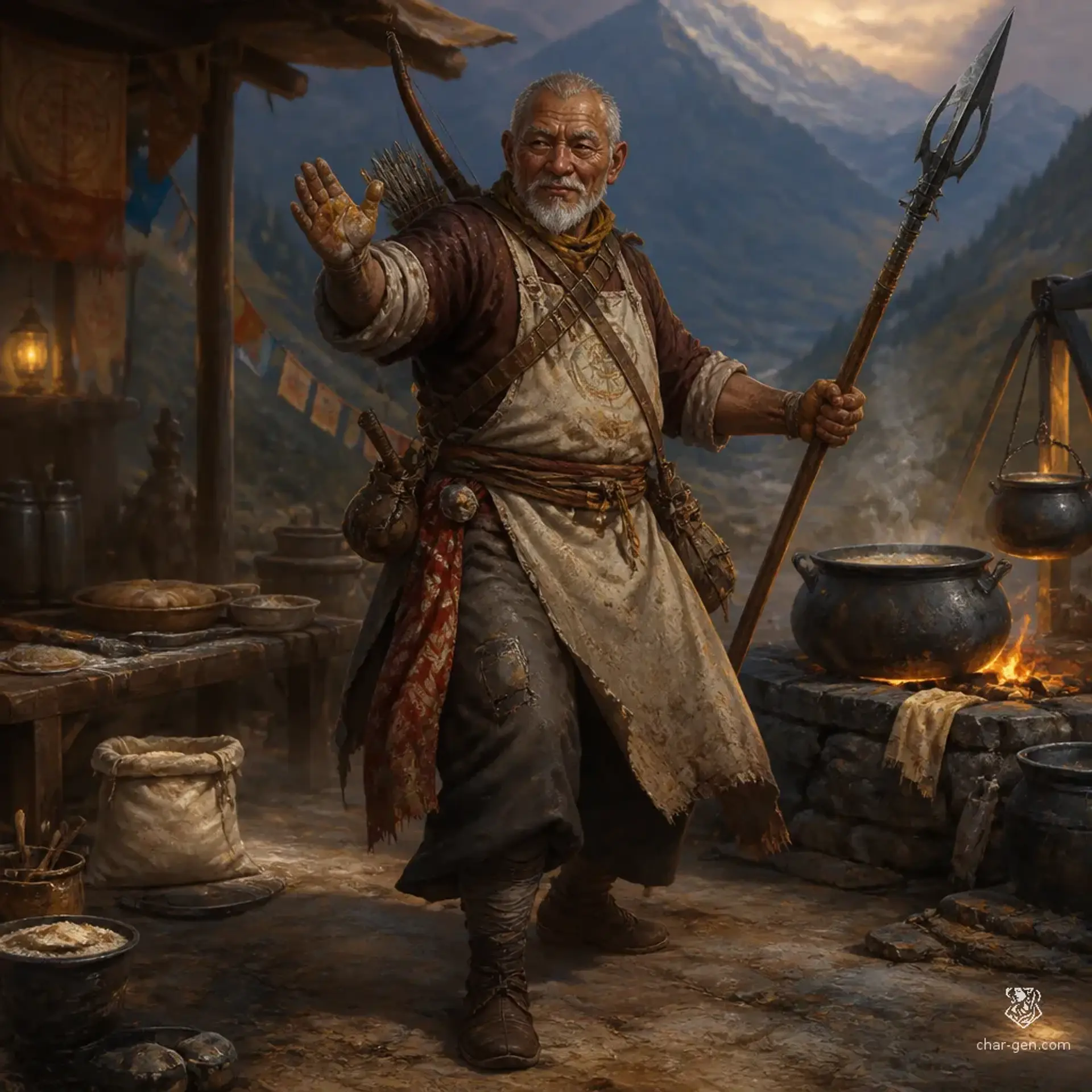 Babatunde Etxeberri - AI-generated fantasy Character