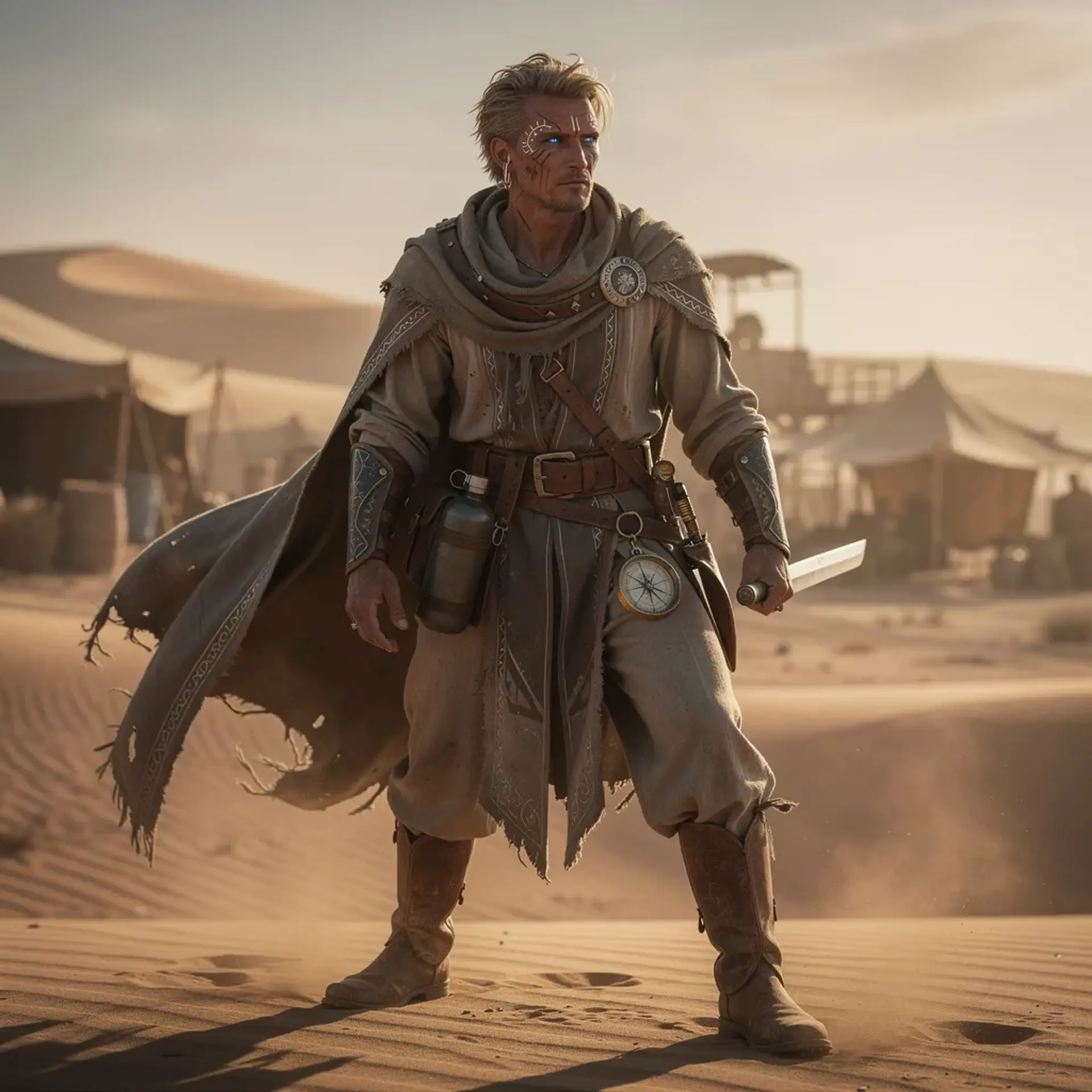 Kaelen Vane - AI-generated fantasy NPC