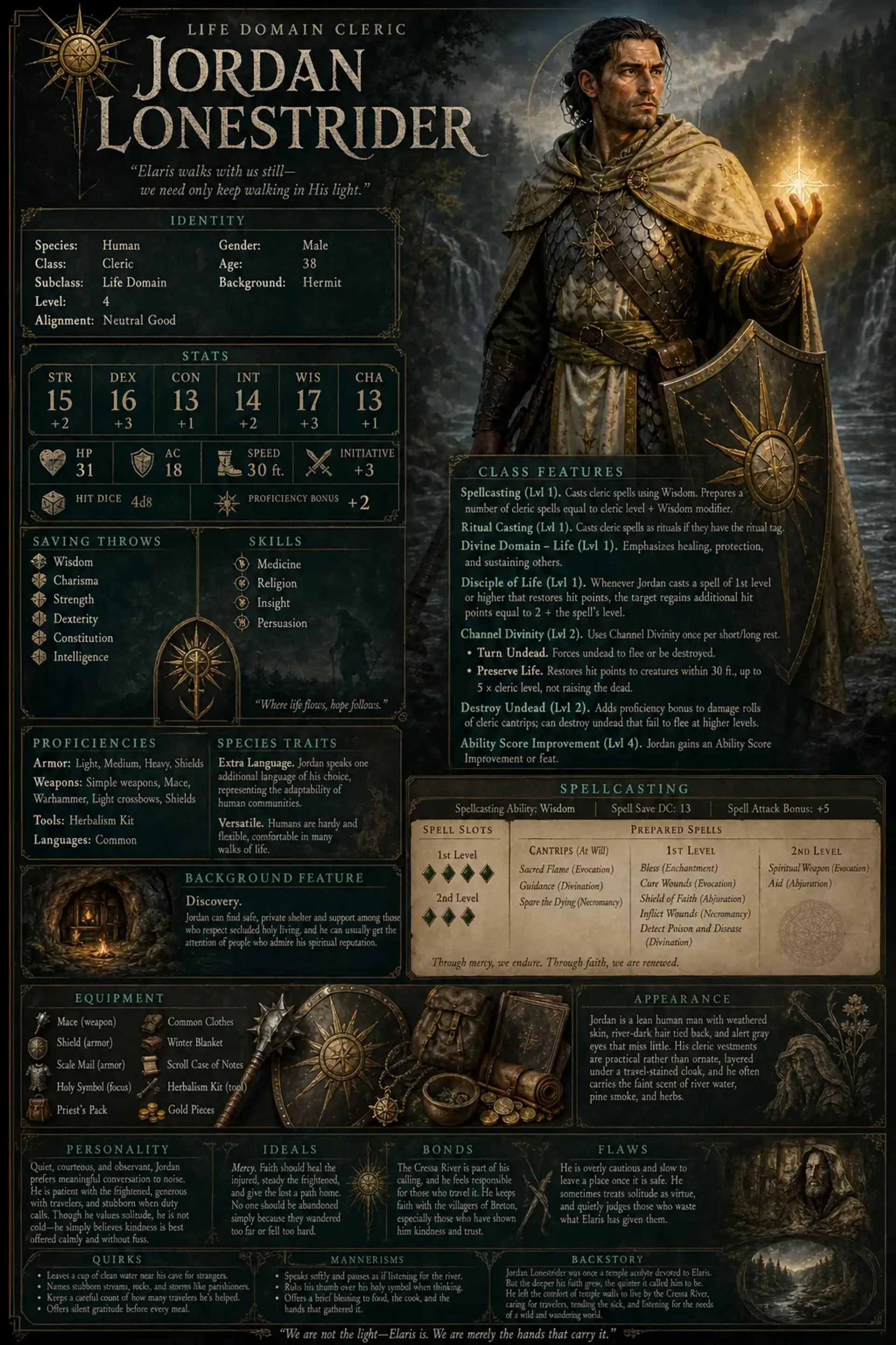 Character Sheet
