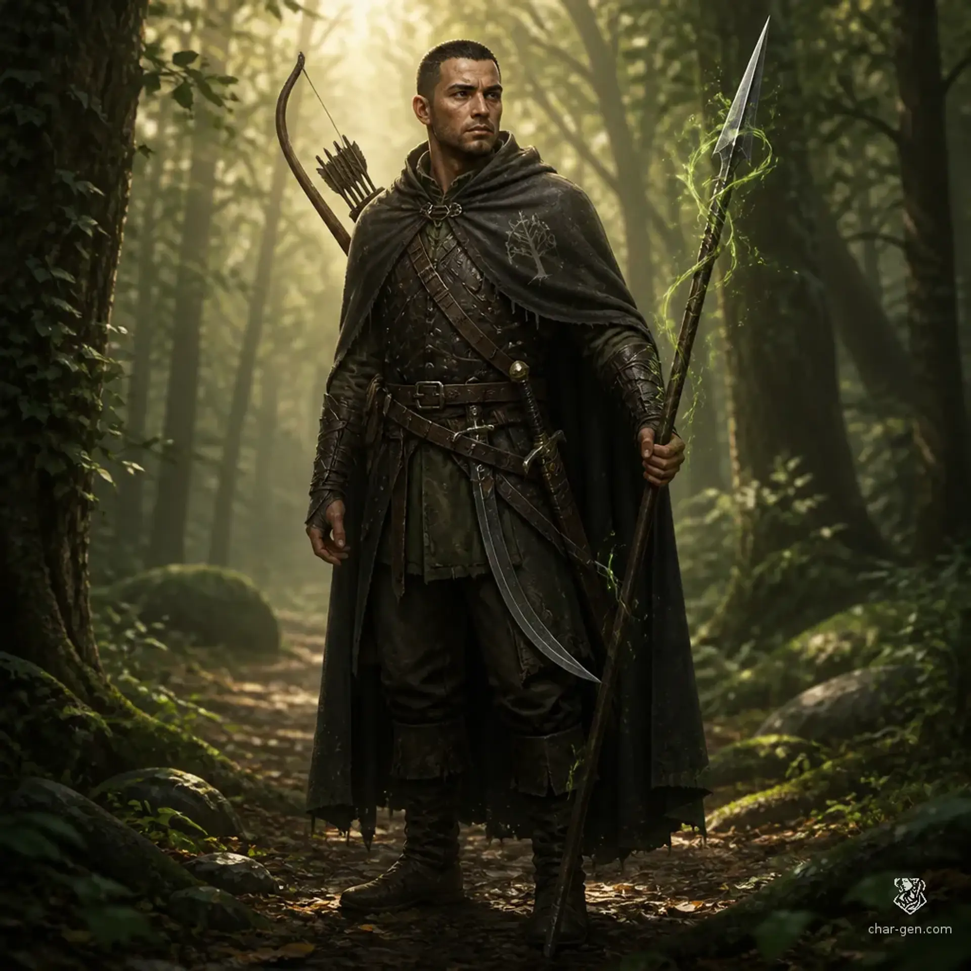 Arden Vale - AI-generated fantasy Character