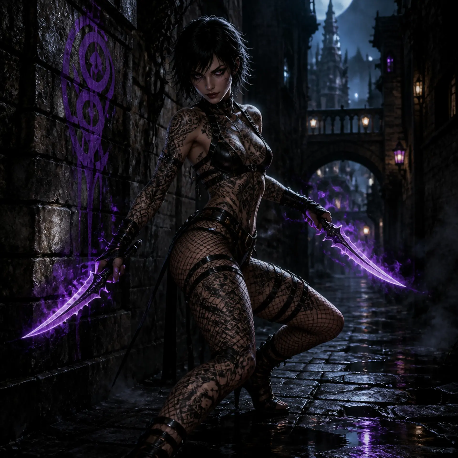 Elara 'The Ink' Vane - AI-generated fantasy Character