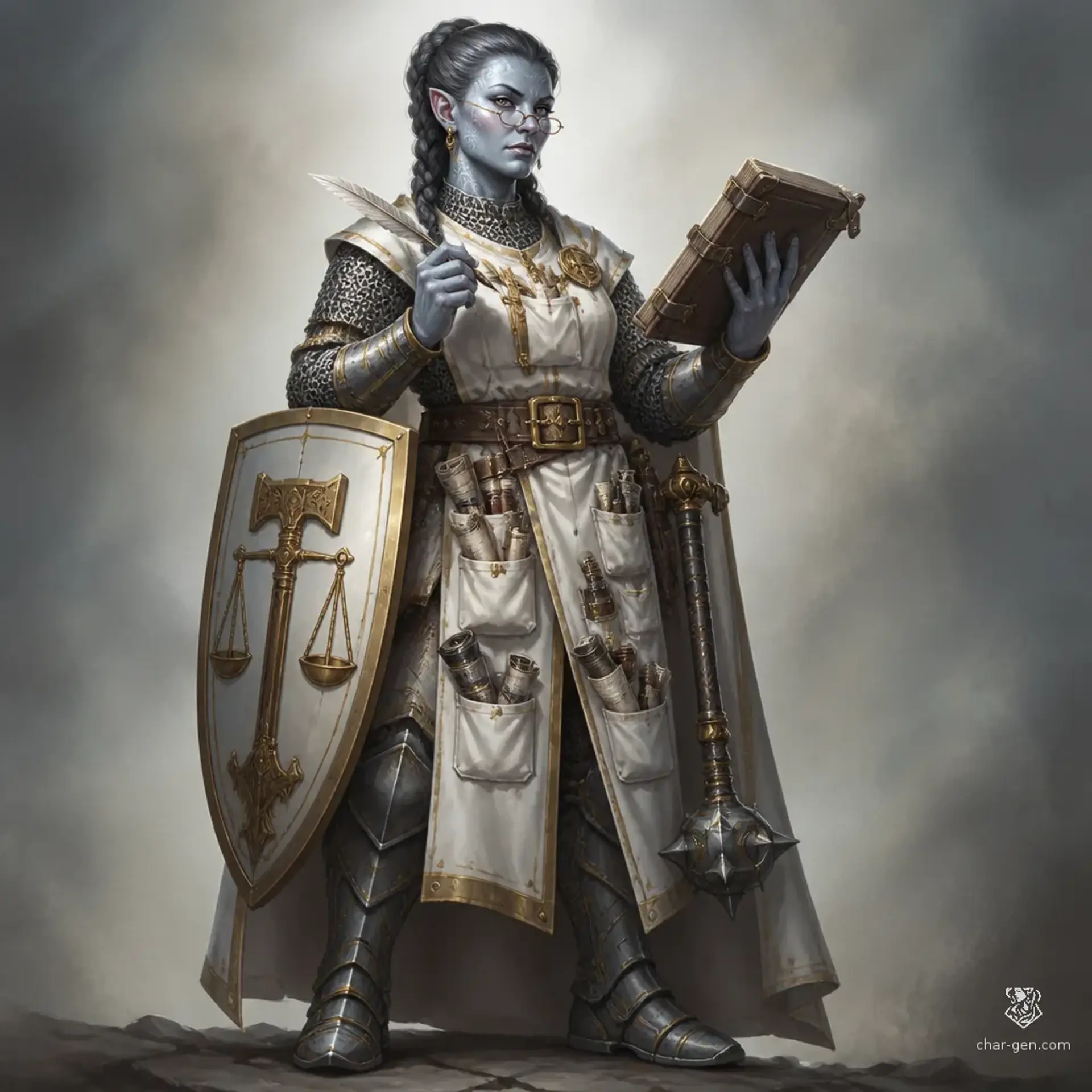 Thistle 'Thi' Mossmantle - AI-generated fantasy Character