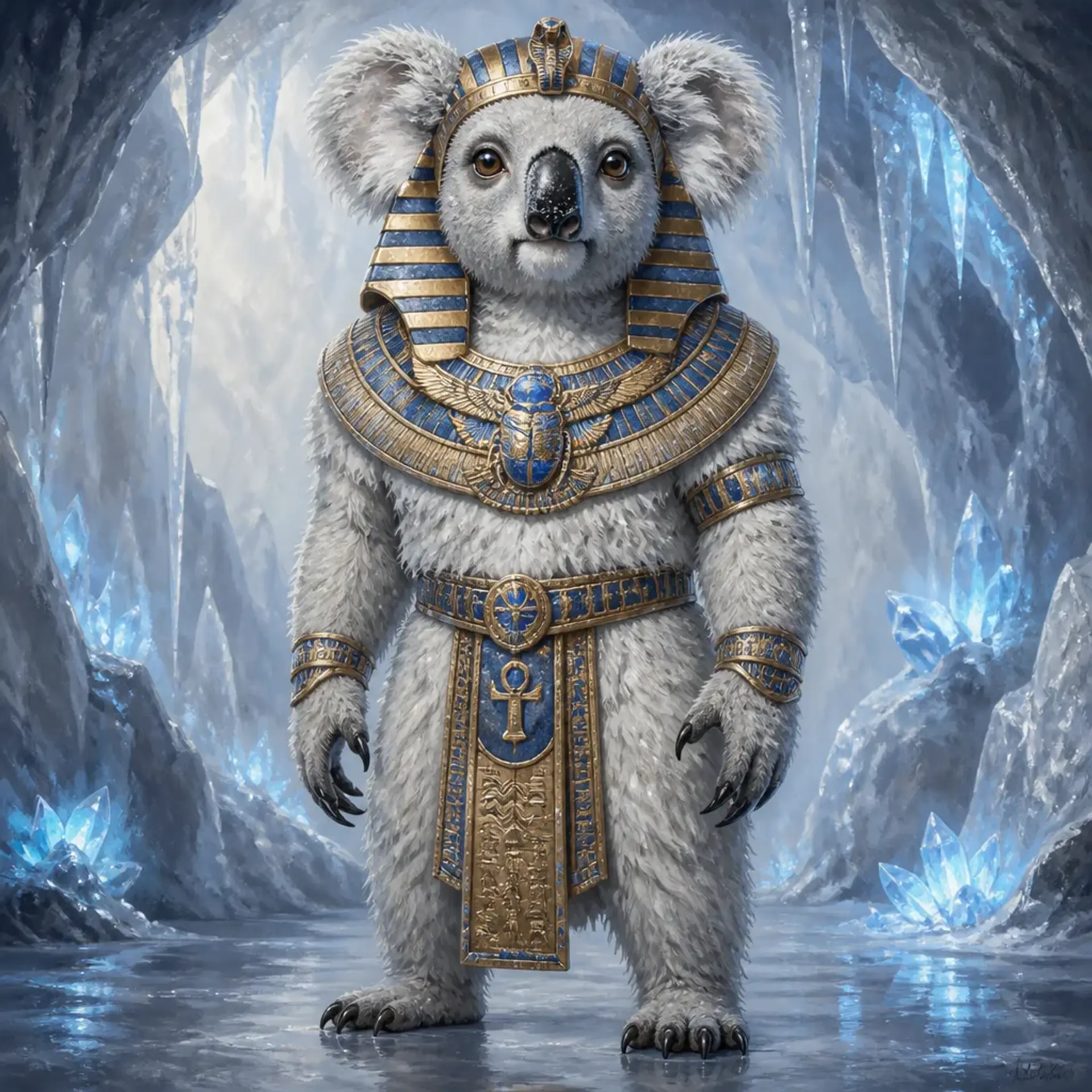 Kryopharao - AI-generated fantasy Species