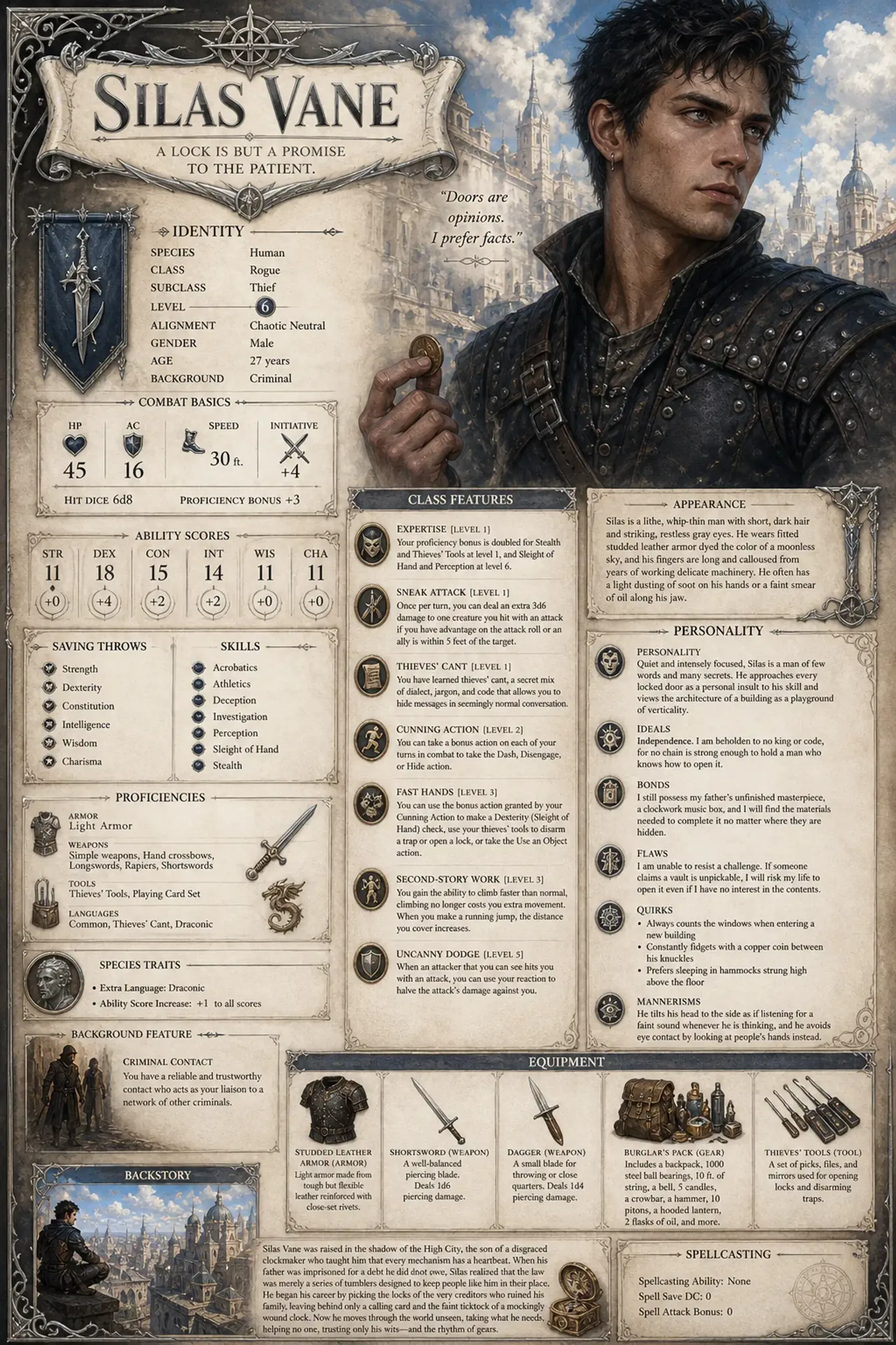 Character Sheet