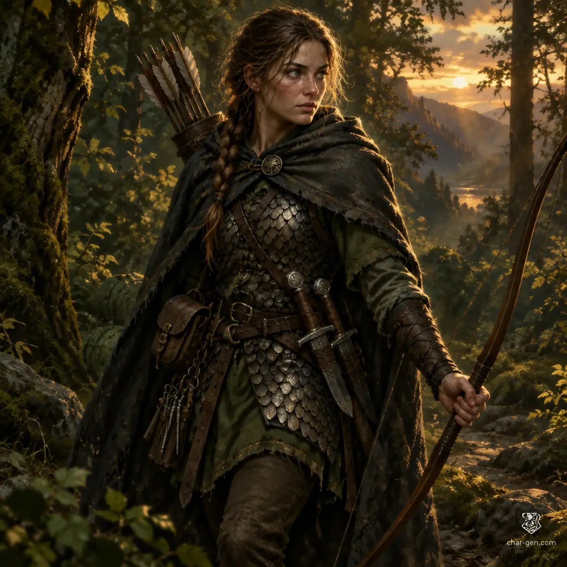 Luna ambery - AI-generated fantasy Character