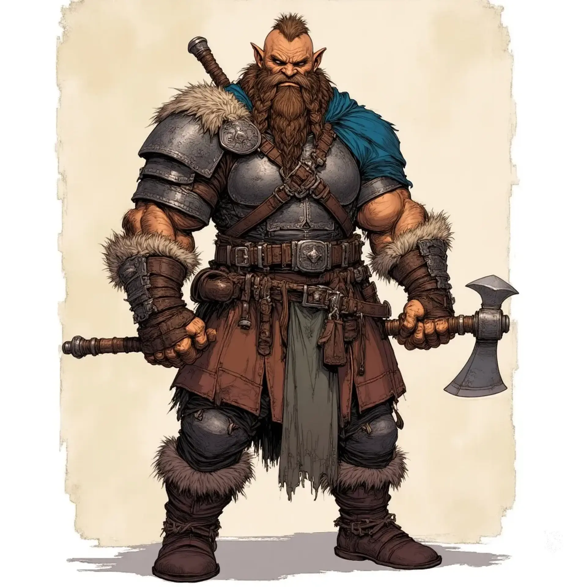 Gorhun Ironmorrow - AI-generated fantasy NPC