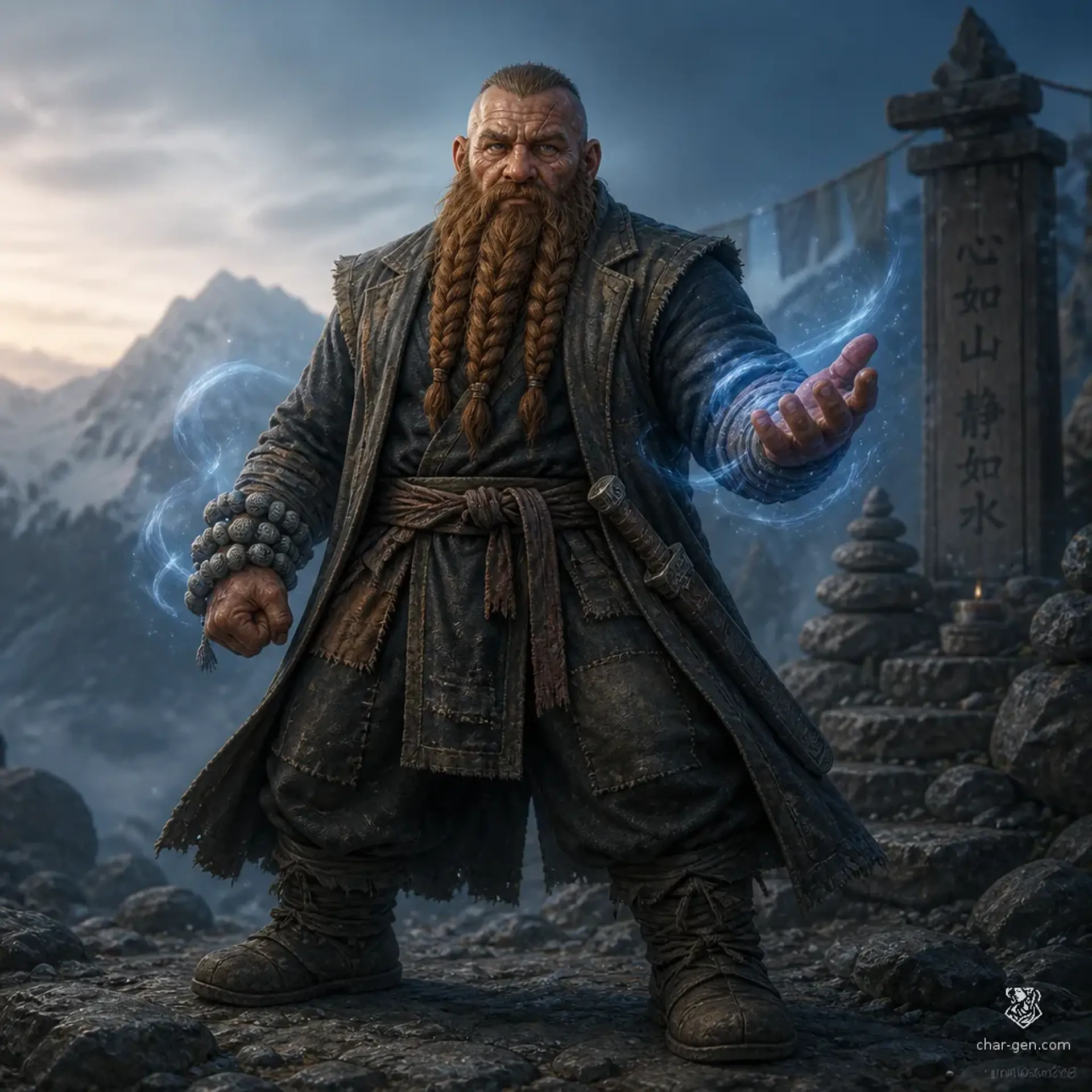 Brannik Korpela - AI-generated fantasy Character