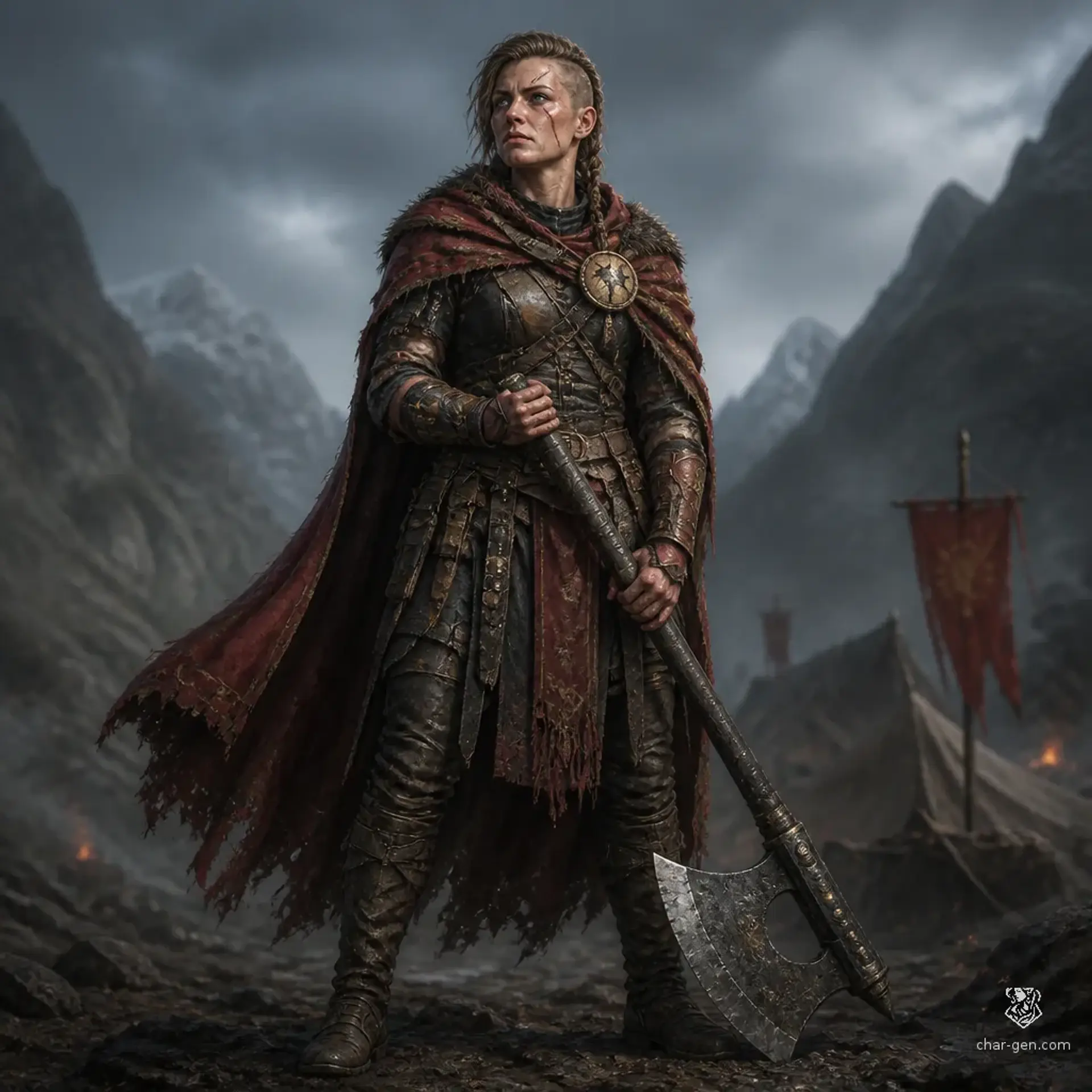 Mara Venn - AI-generated fantasy Character
