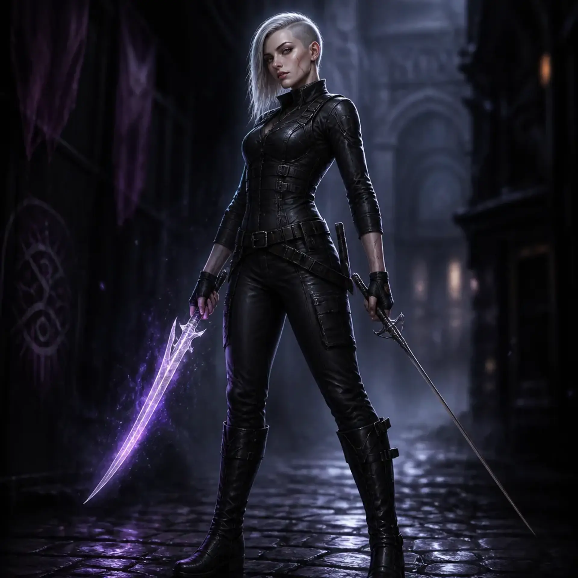 Vakaria Veyr - AI-generated fantasy Character