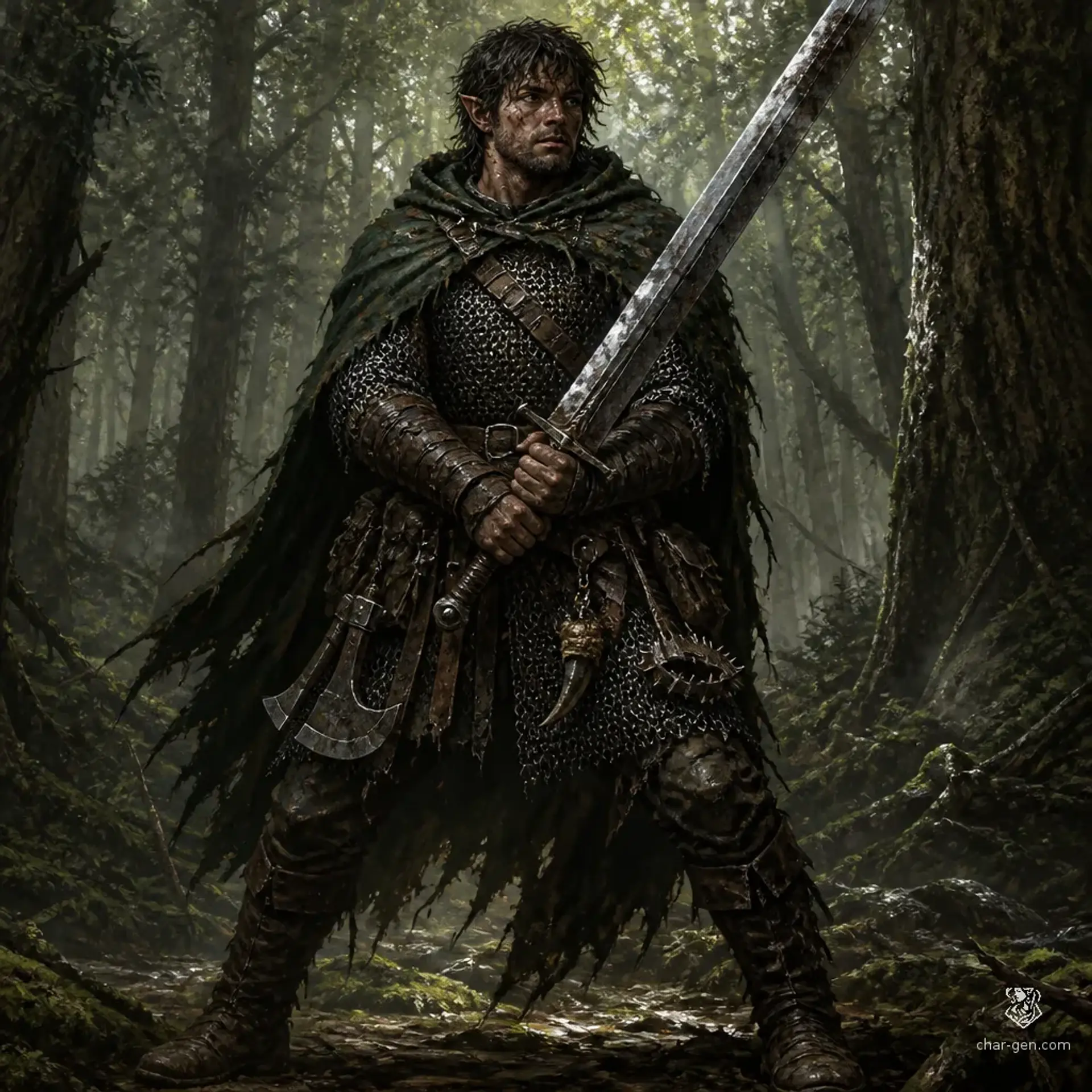 Dorking Deepedene - AI-generated fantasy Character