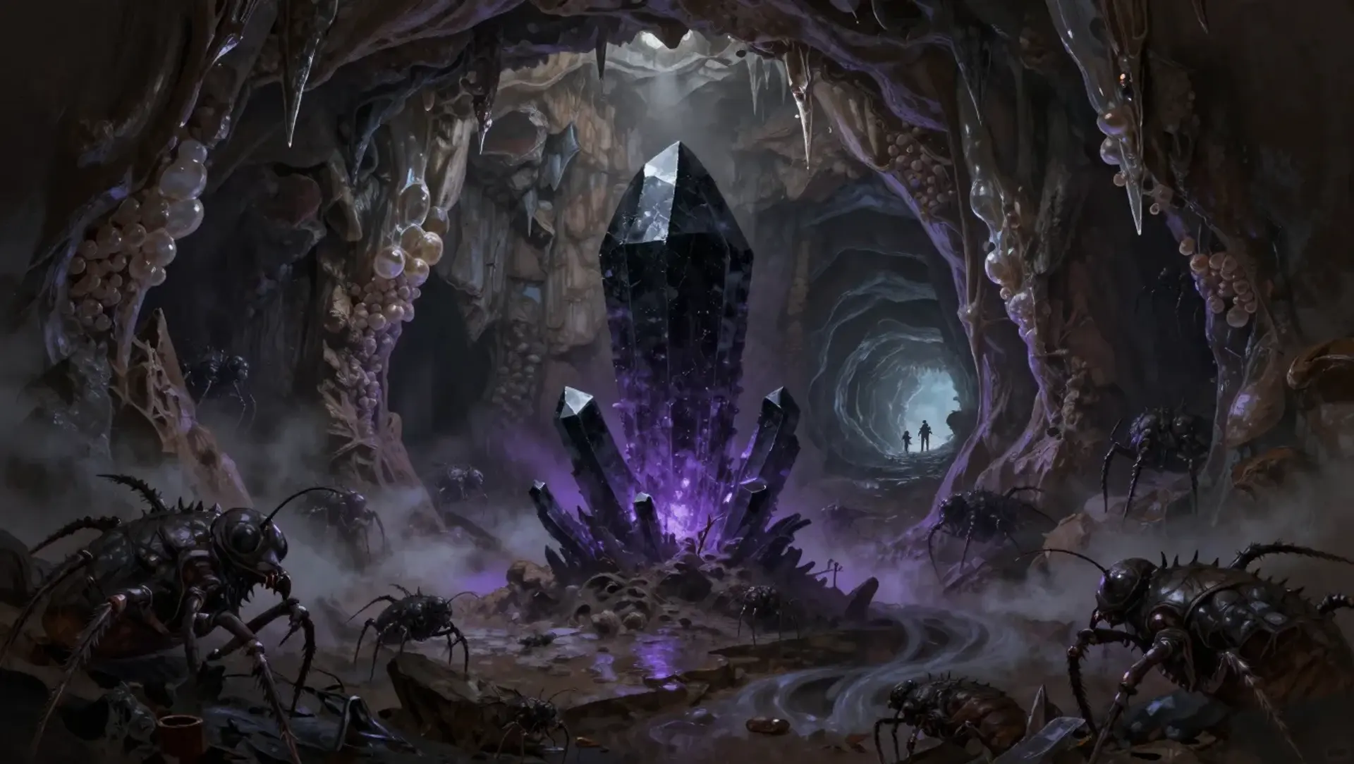 The Echoing Harrows - AI-generated fantasy Quest