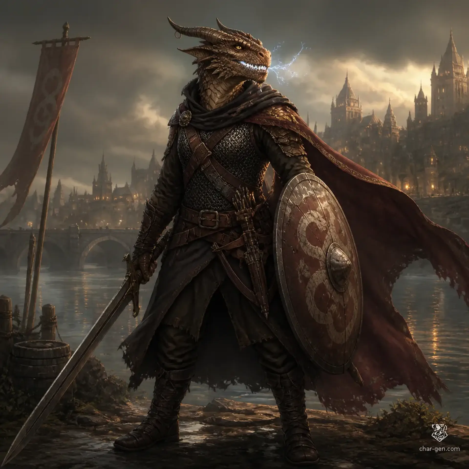Aruvani - AI-generated fantasy Character