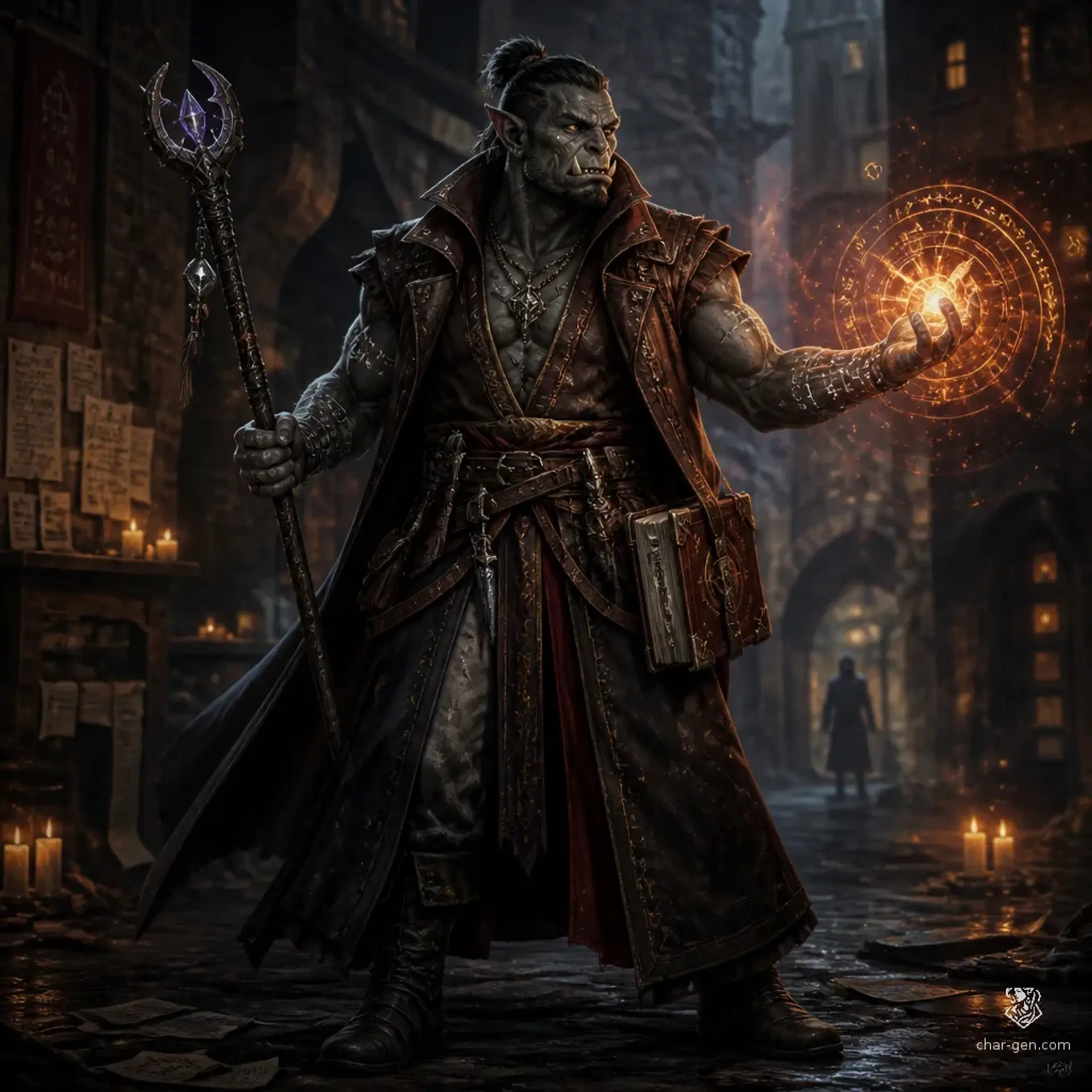Bruk - AI-generated fantasy Character