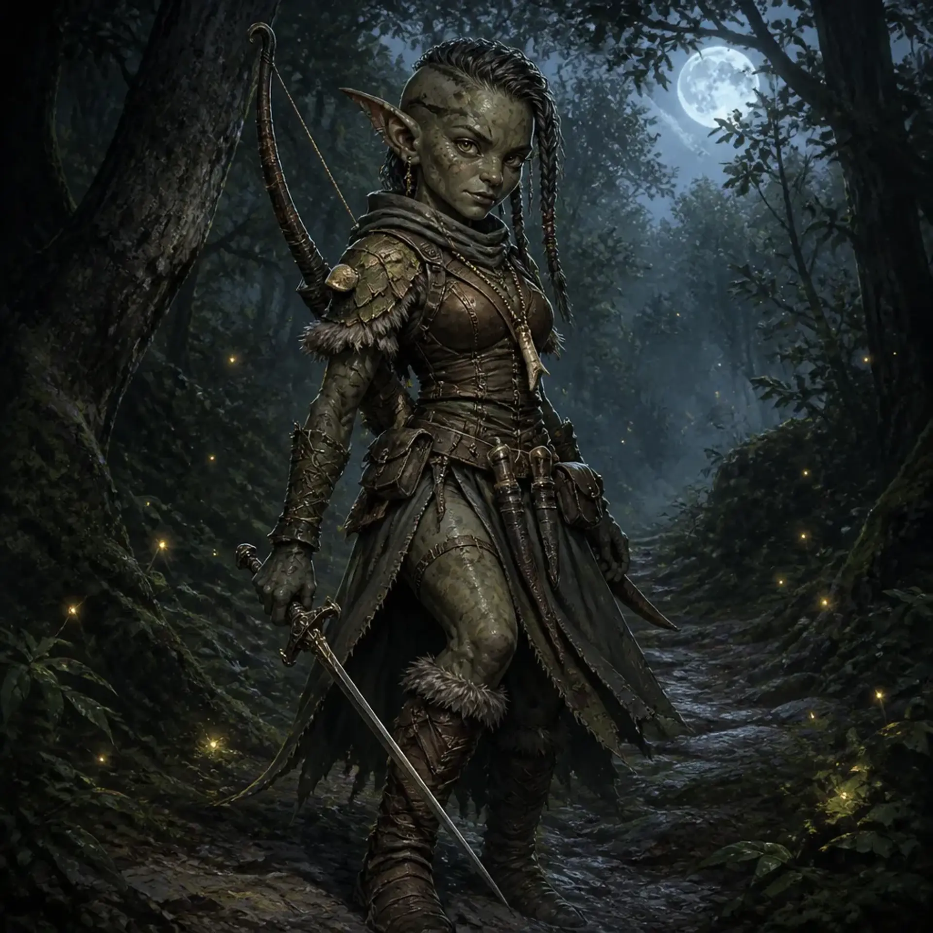 Vitha - AI-generated fantasy Character