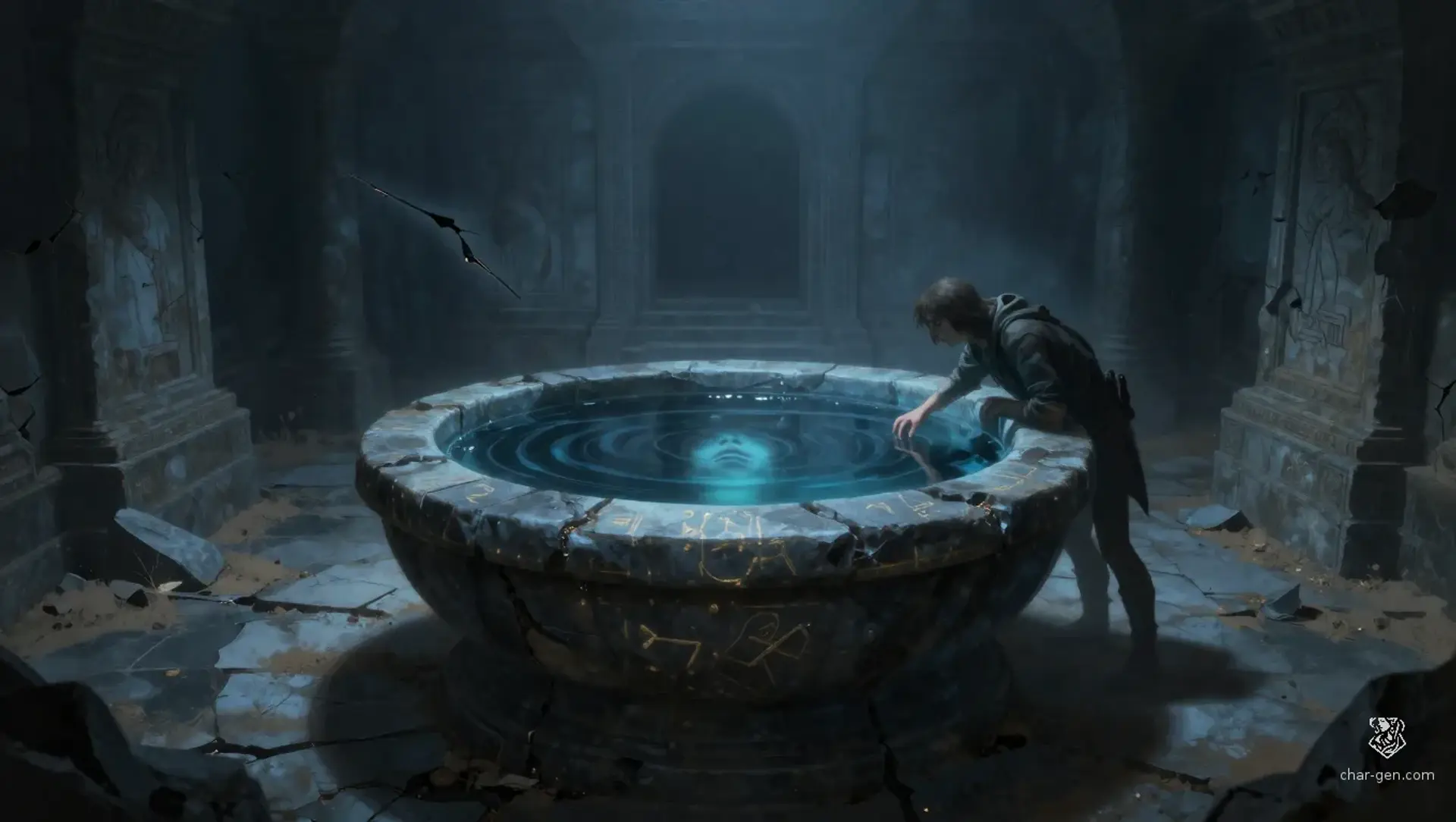 Basin of the Borrowed Face