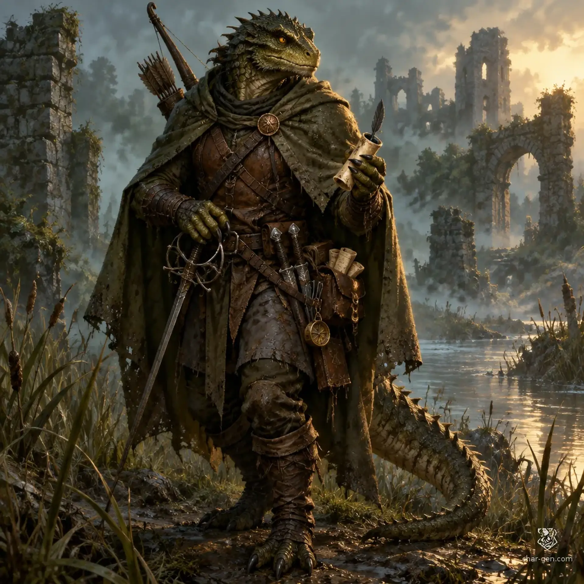 Nogri - AI-generated fantasy Character