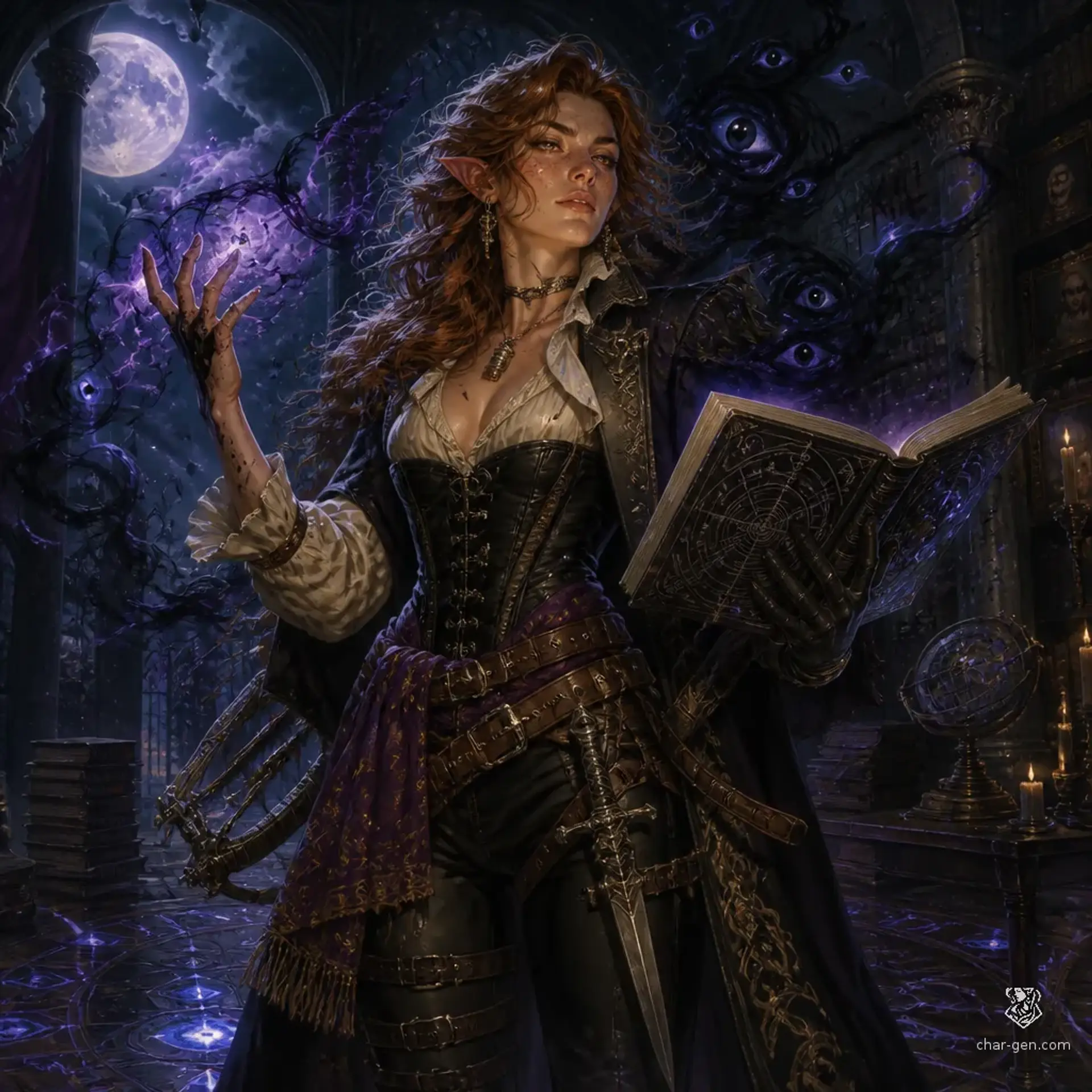 Mina Sayegh - AI-generated fantasy Character