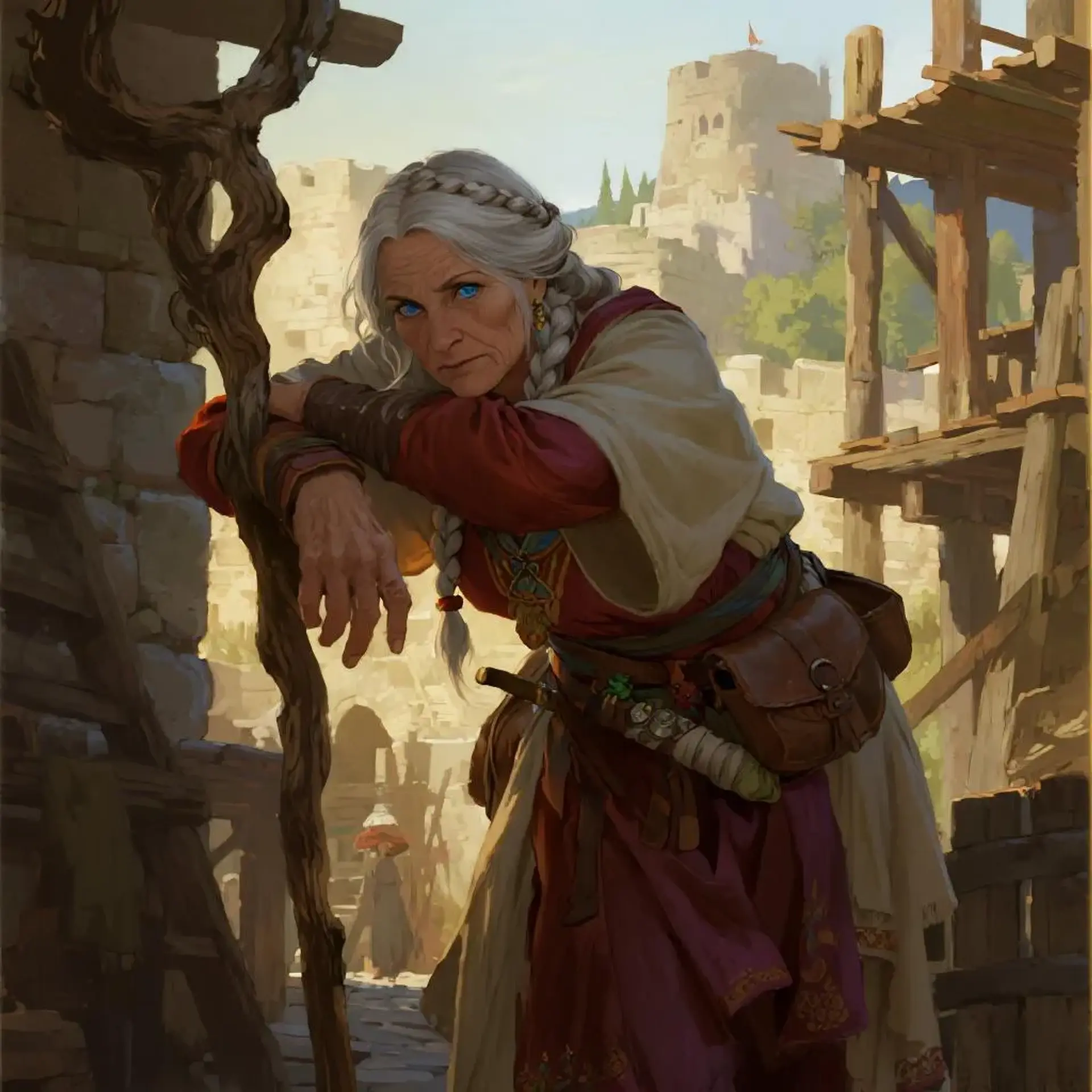 Helen Reid - AI-generated fantasy NPC
