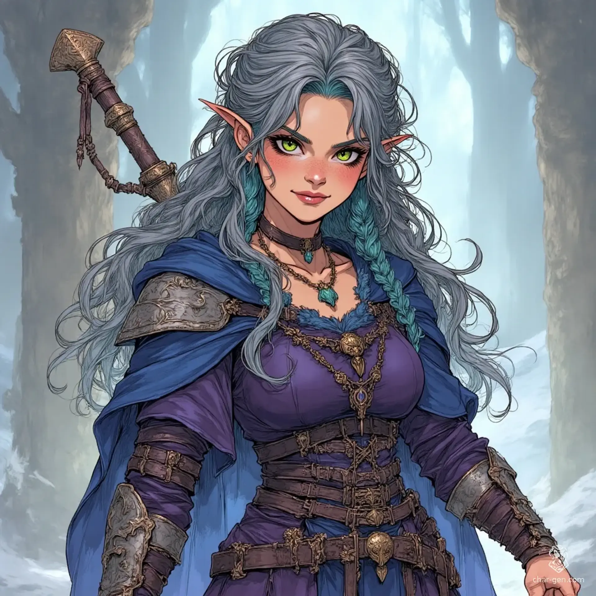 Sylbira Tinkwhistle - AI-generated fantasy NPC