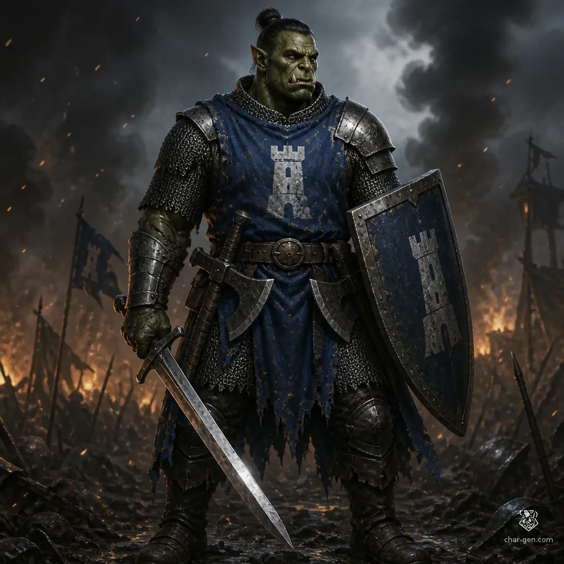 Thokk Ironside - AI-generated fantasy Character