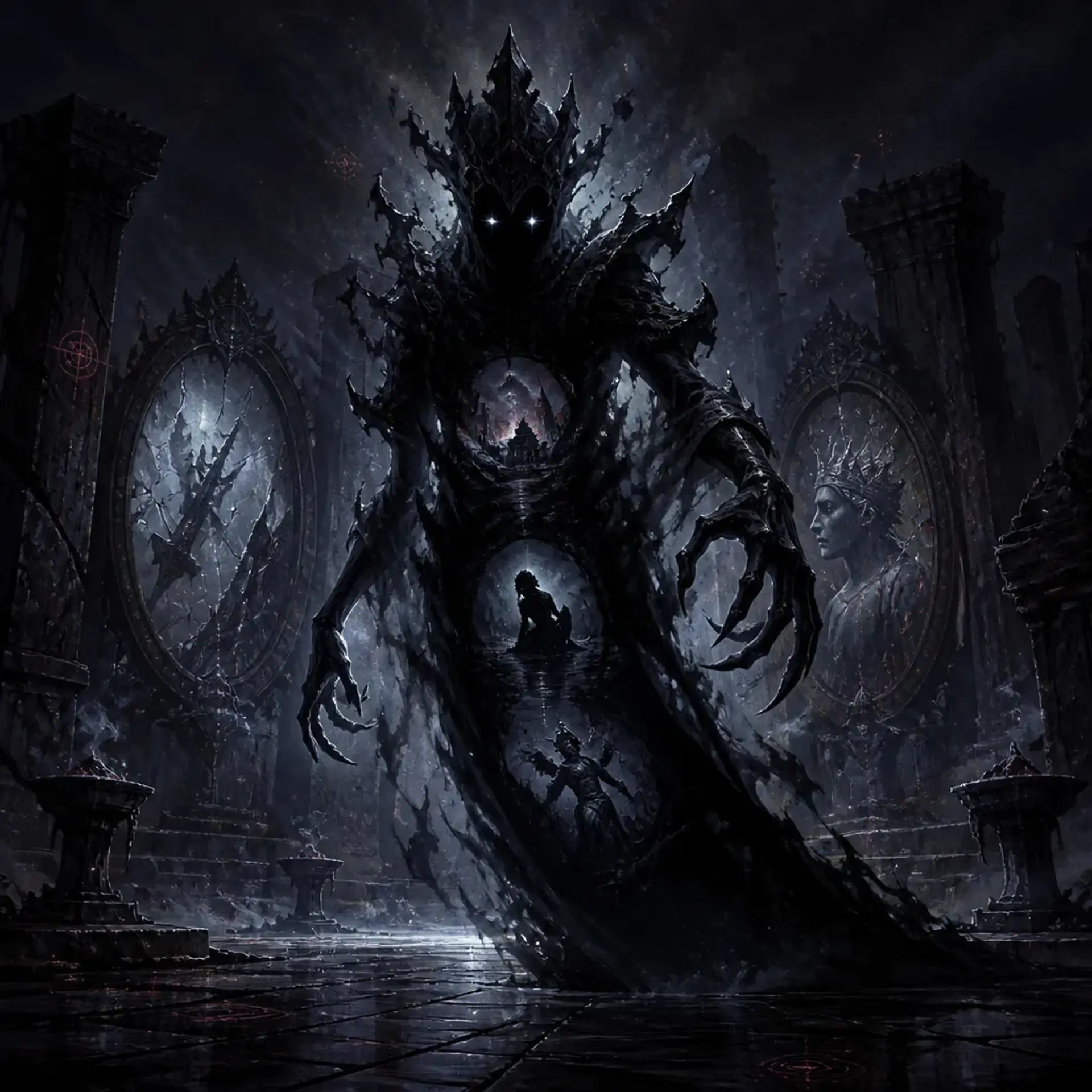 Prophetic Shadow - AI-generated fantasy Monster