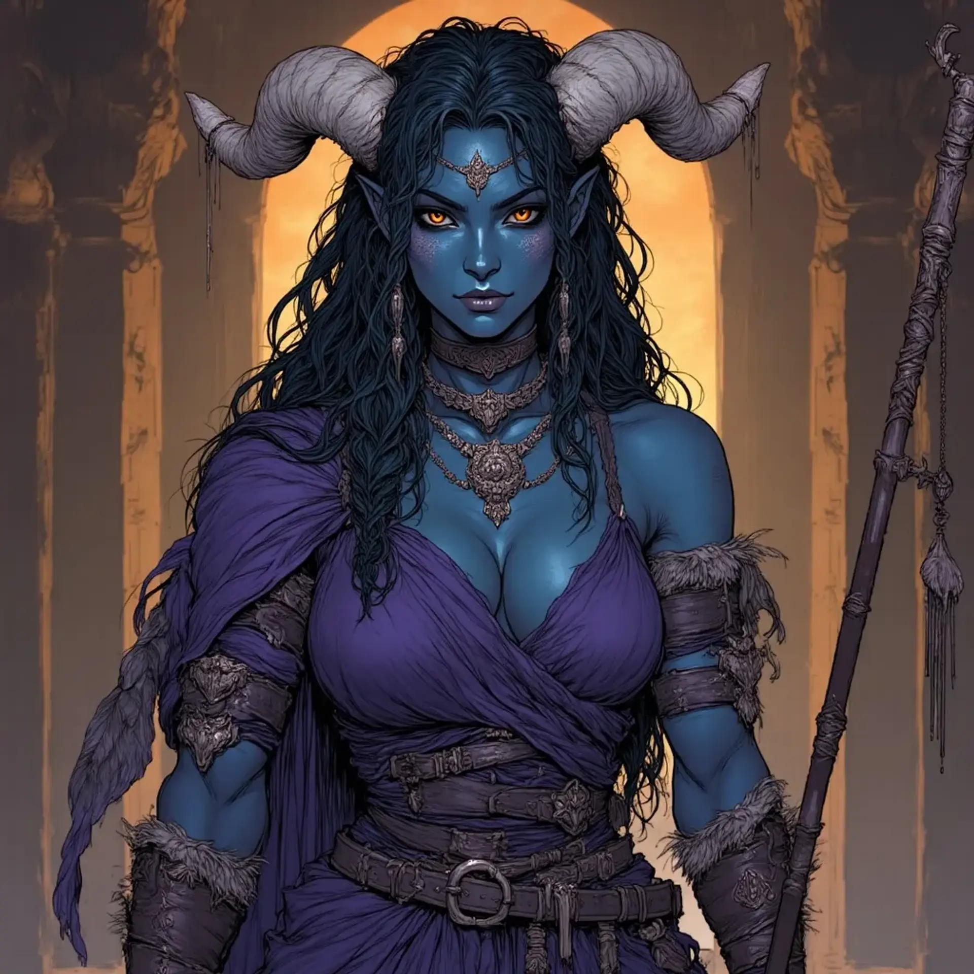 Orianna Starweaver - AI-generated fantasy NPC