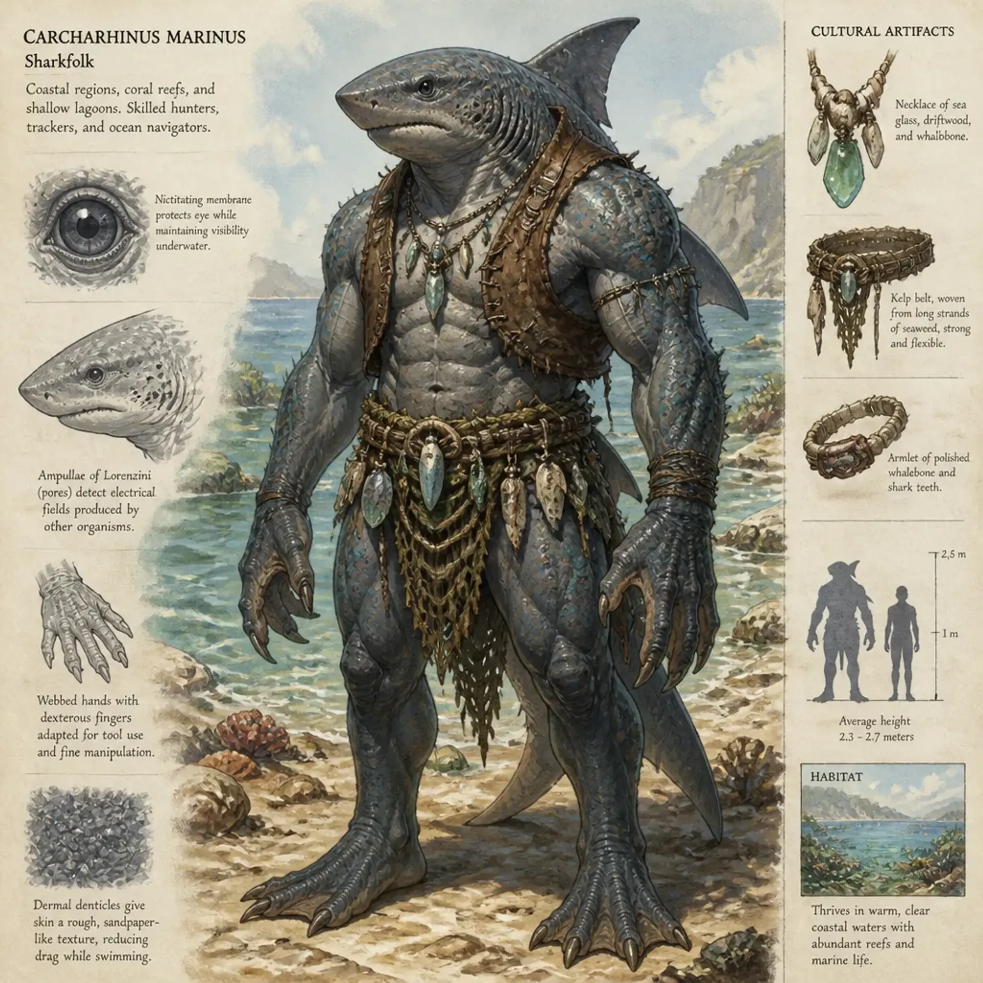 Selachian - AI-generated fantasy Species