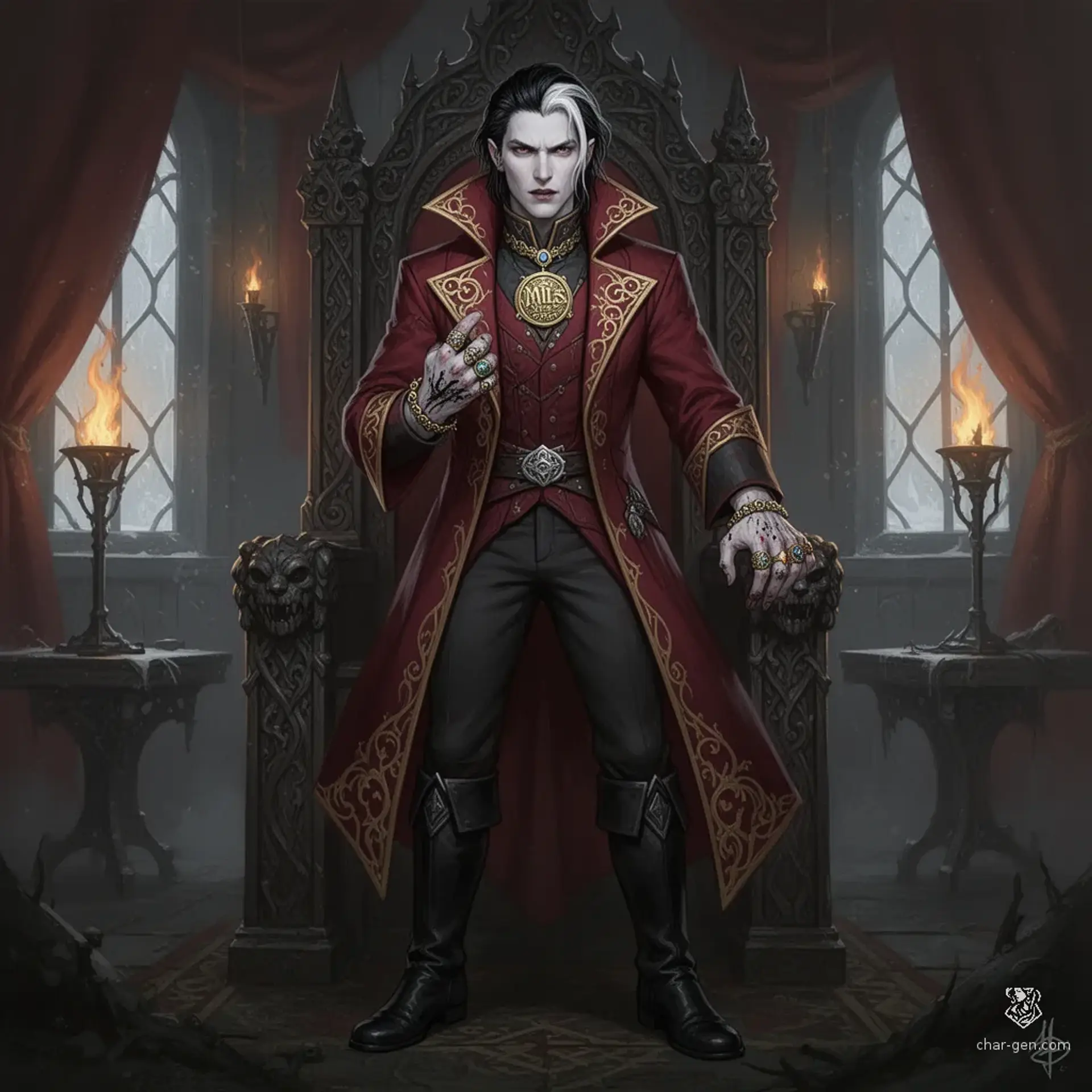 Fearg Dhè - AI-generated fantasy NPC