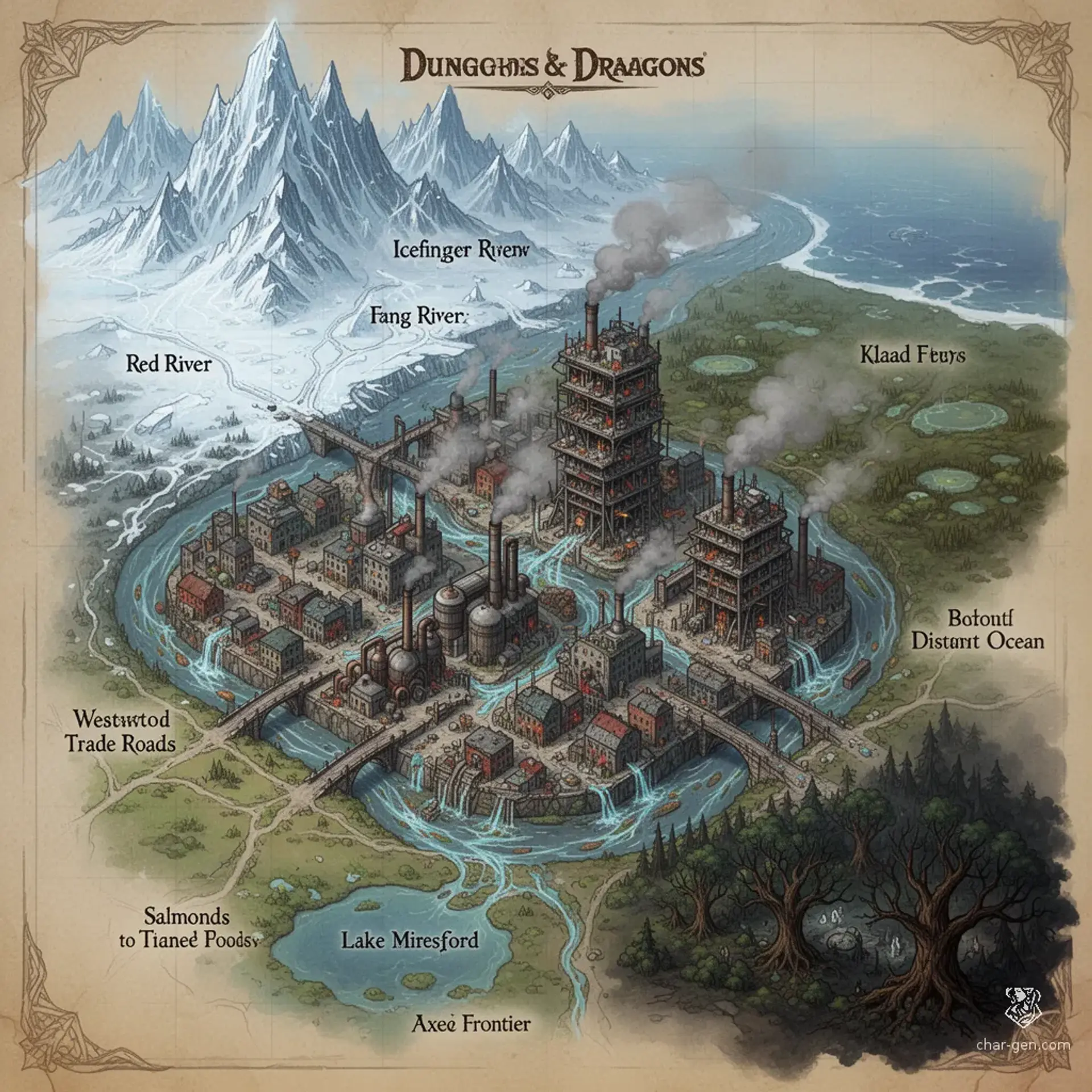 Weselton - AI-generated fantasy Settlement