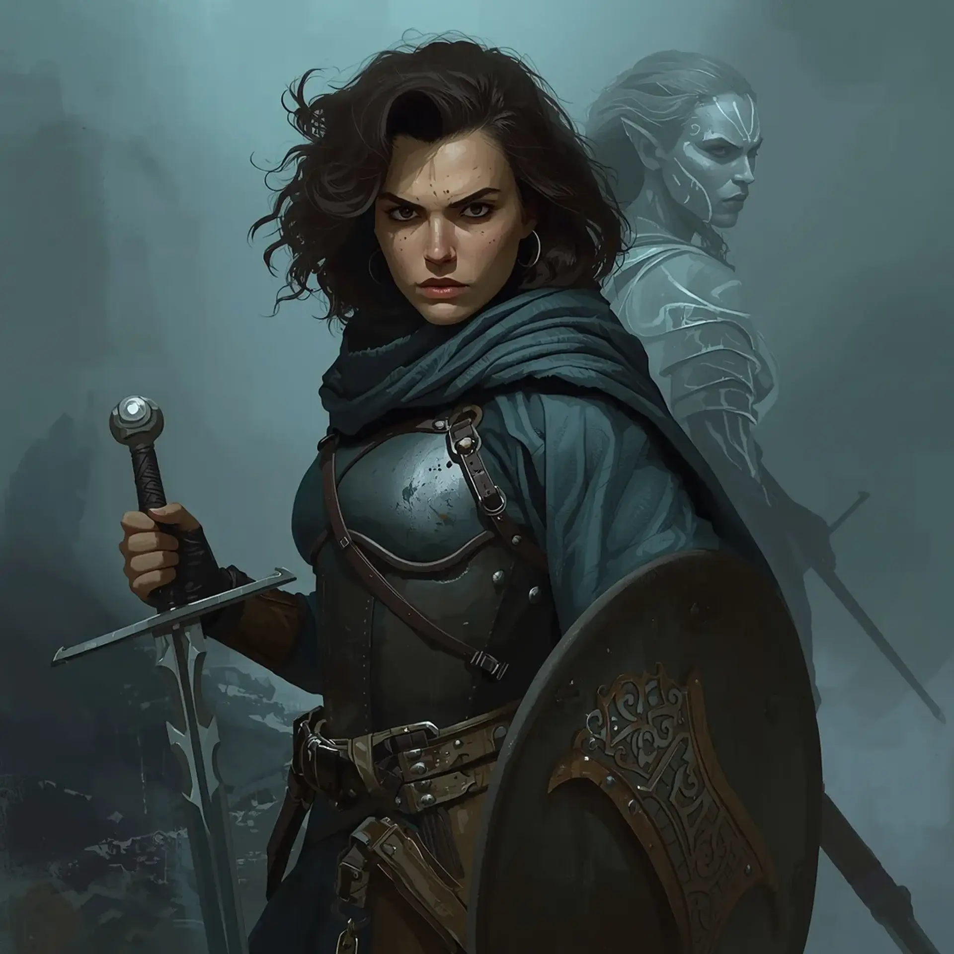Captain Elara Thorne - AI-generated fantasy Character